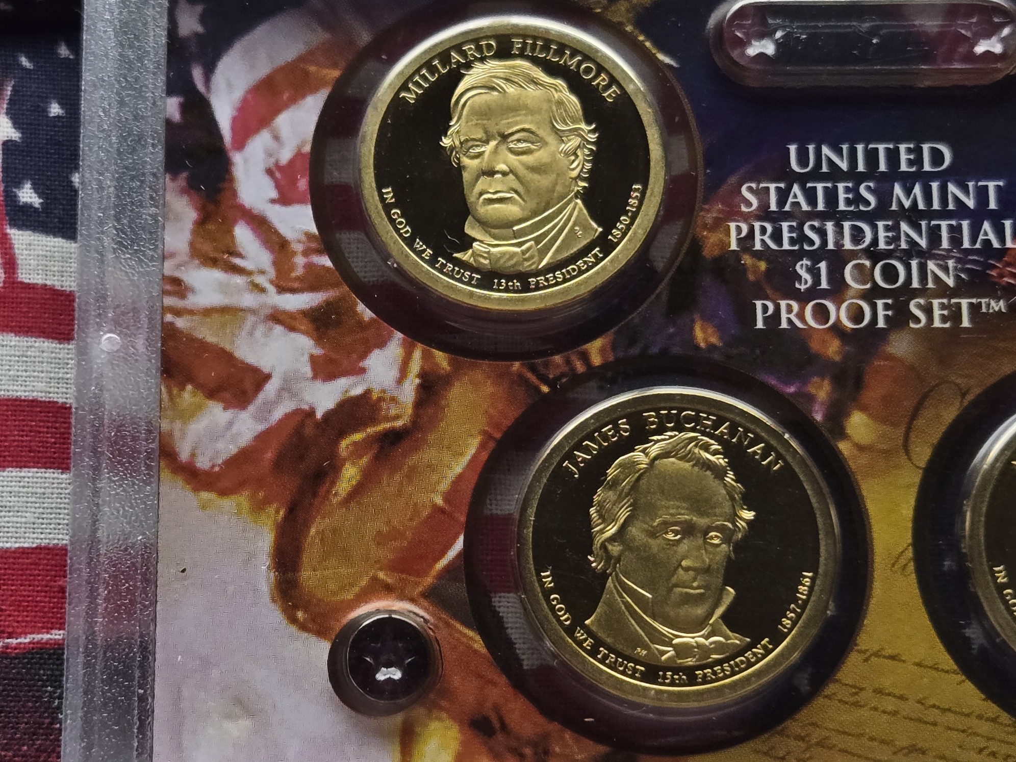2010-S U.S. Mint Presidential Dollars Proof Set in OGP w/ COA