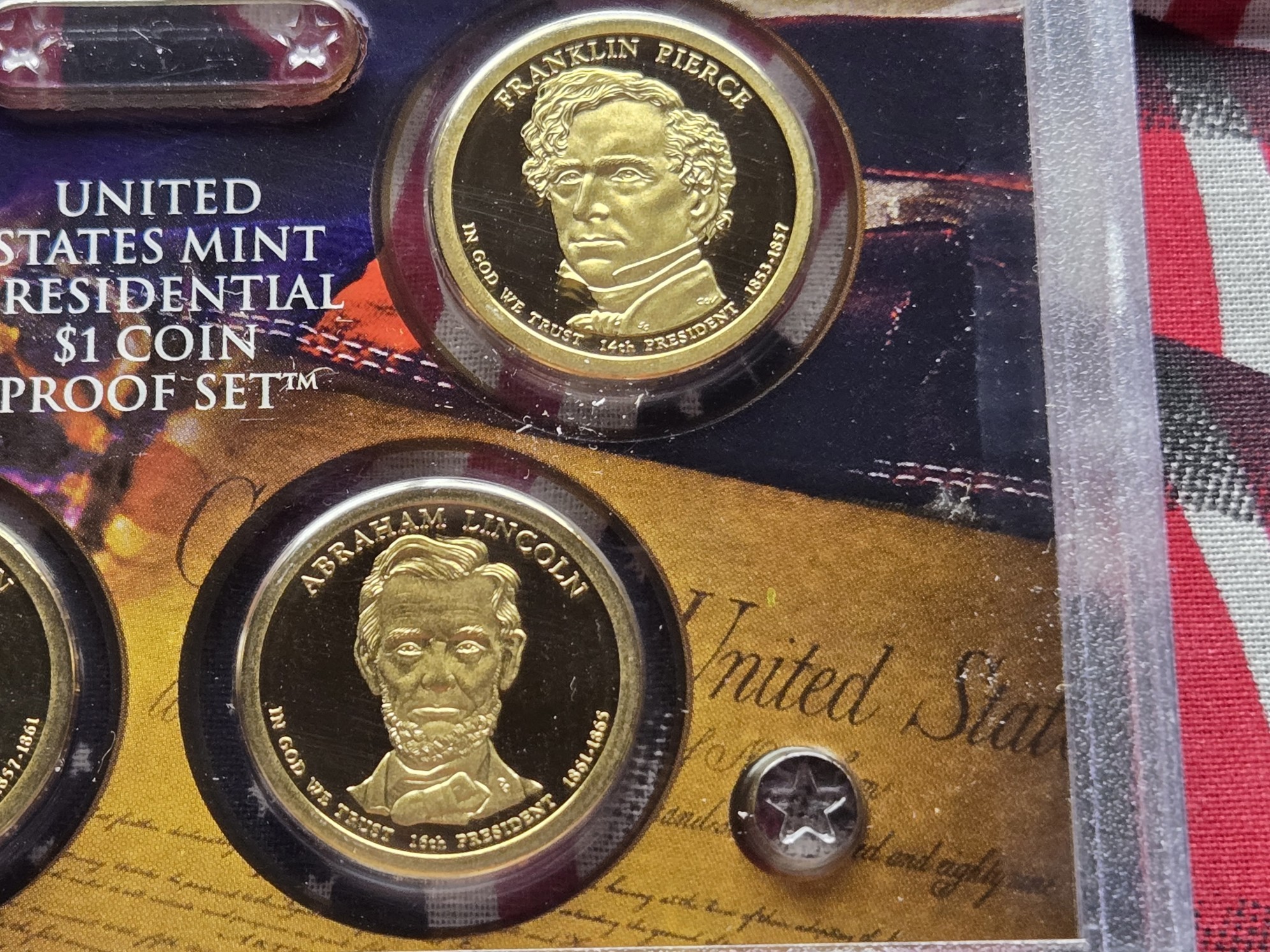 2010-S U.S. Mint Presidential Dollars Proof Set in OGP w/ COA
