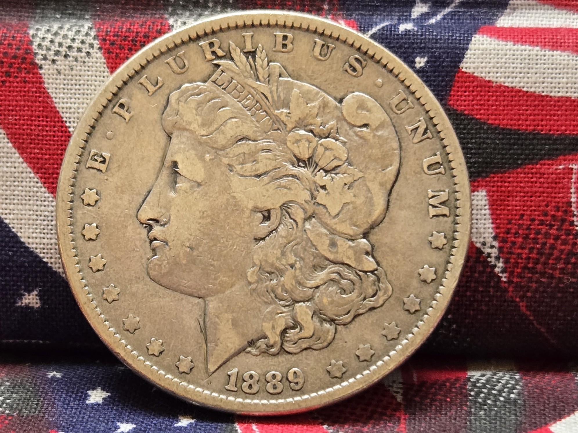 1889 Morgan Dollar, 90% Silver
