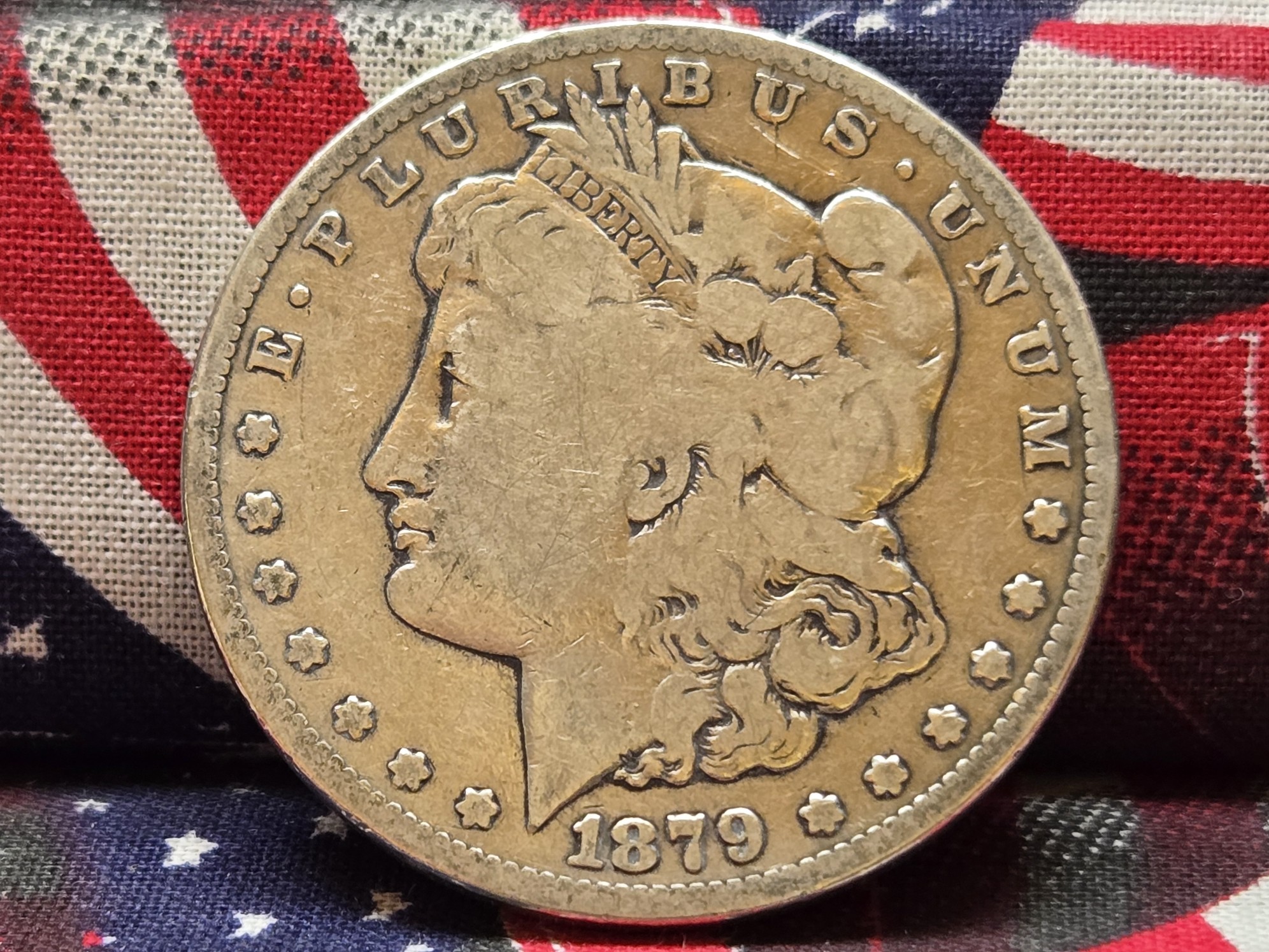 1879-S Morgan Dollar, 90% Silver