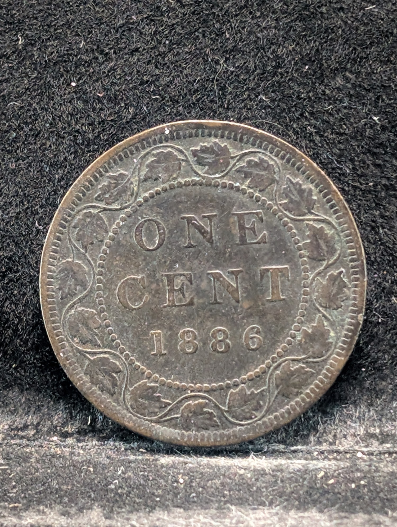 1886 CANADA 1 Cent, 140 Years Old!