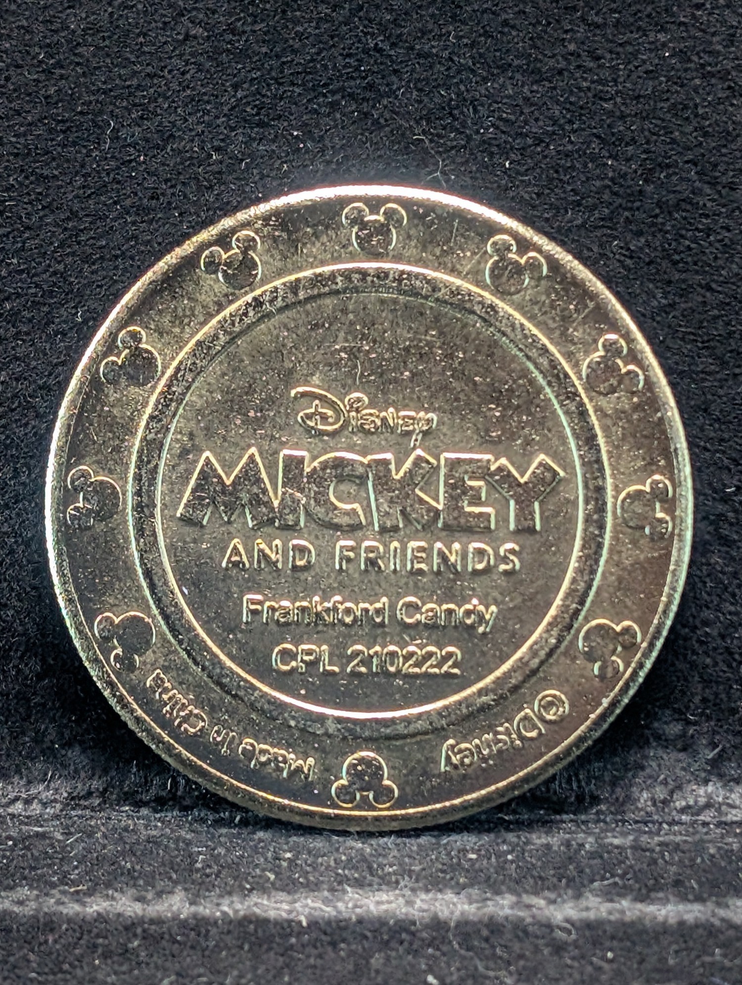 Disney Decade Token, DONALD DUCK Frankford Candy (From Mickey & Friends Series)