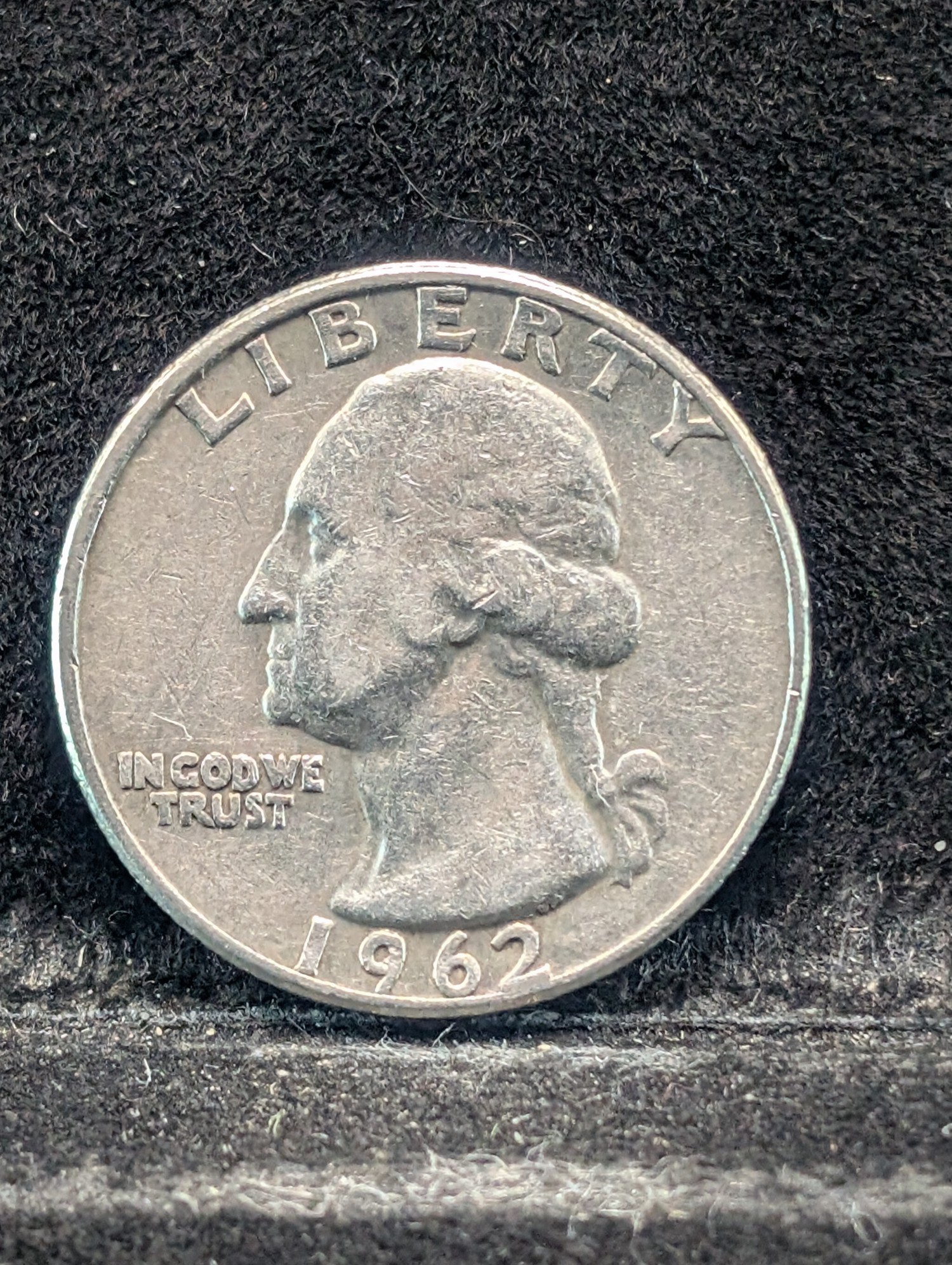 1962-D Washington Quarter, 64 Years old, 90% Silver