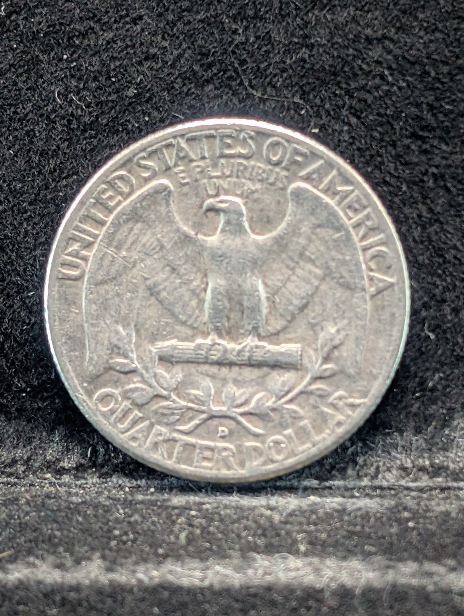 1962-D Washington Quarter, 64 Years old, 90% Silver