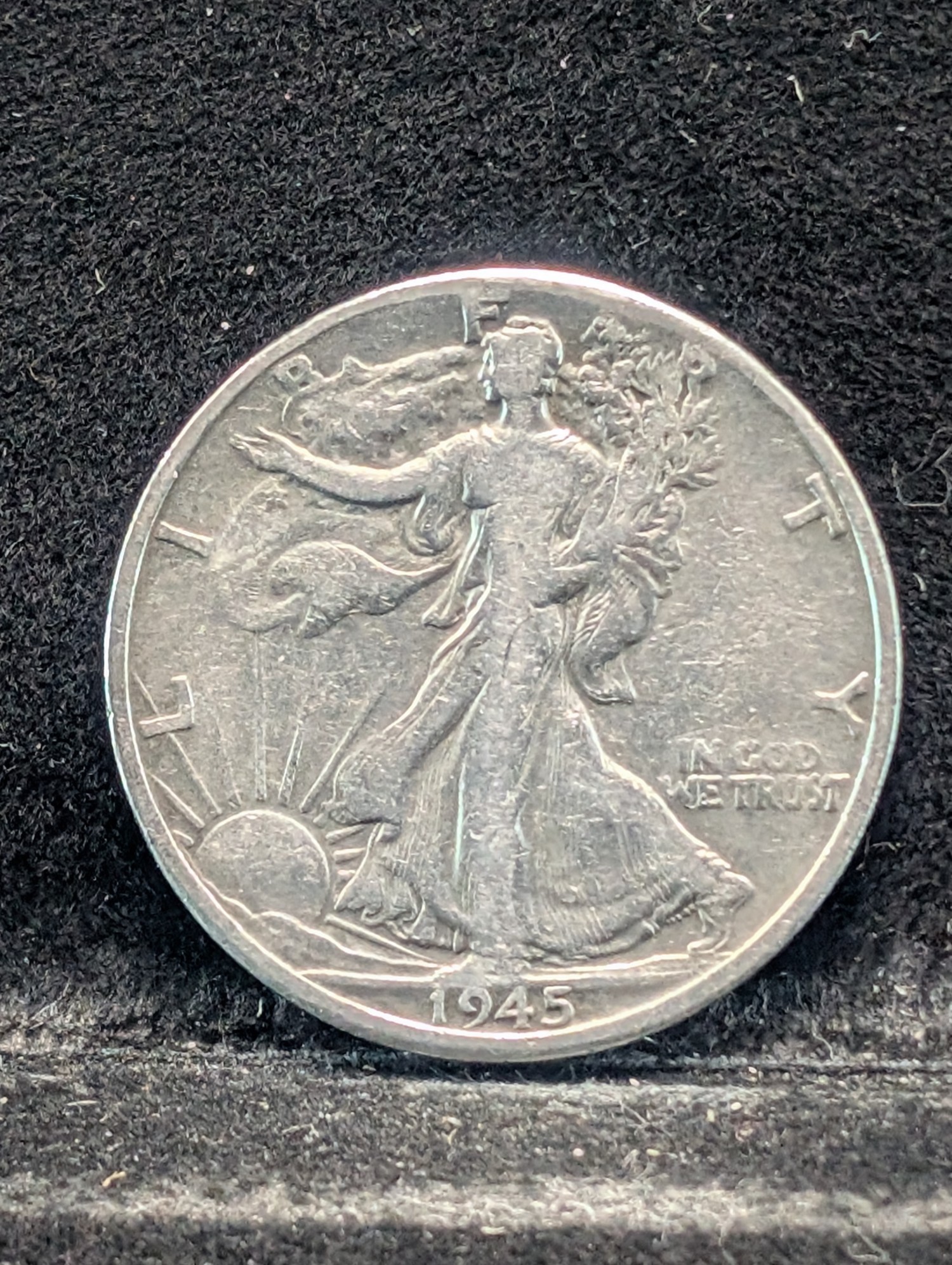1945-D (WWII ERA) Walking Liberty Half Dollar, 81 Years old, 90% Silver