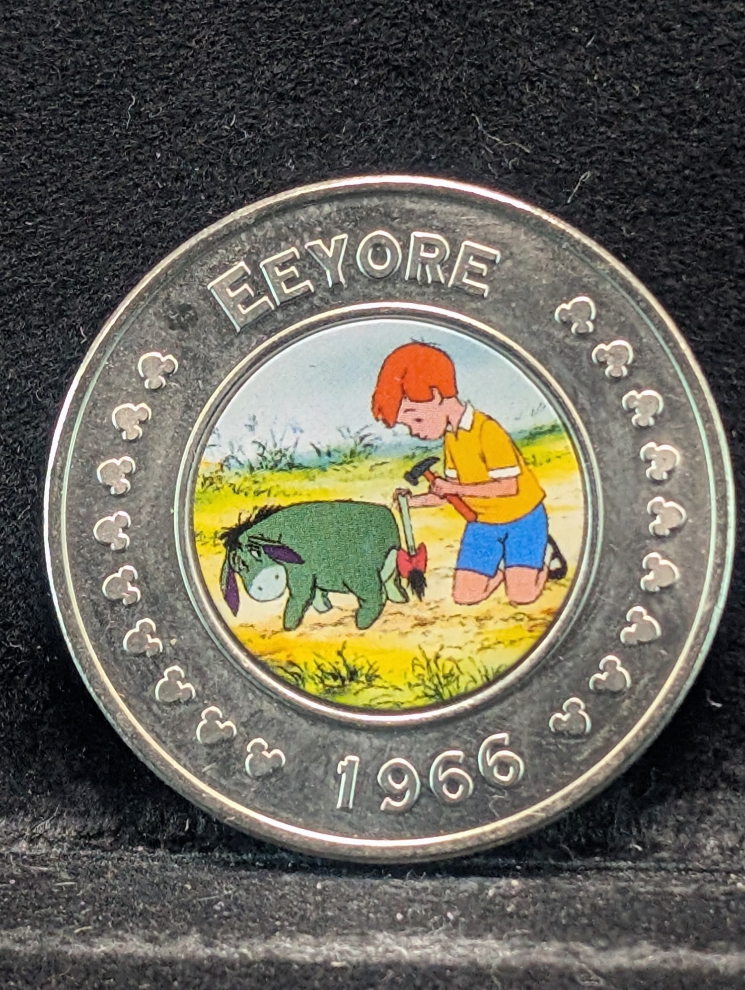 Disney Decade Token, EEYORE-WINNIE THE POOH/1966