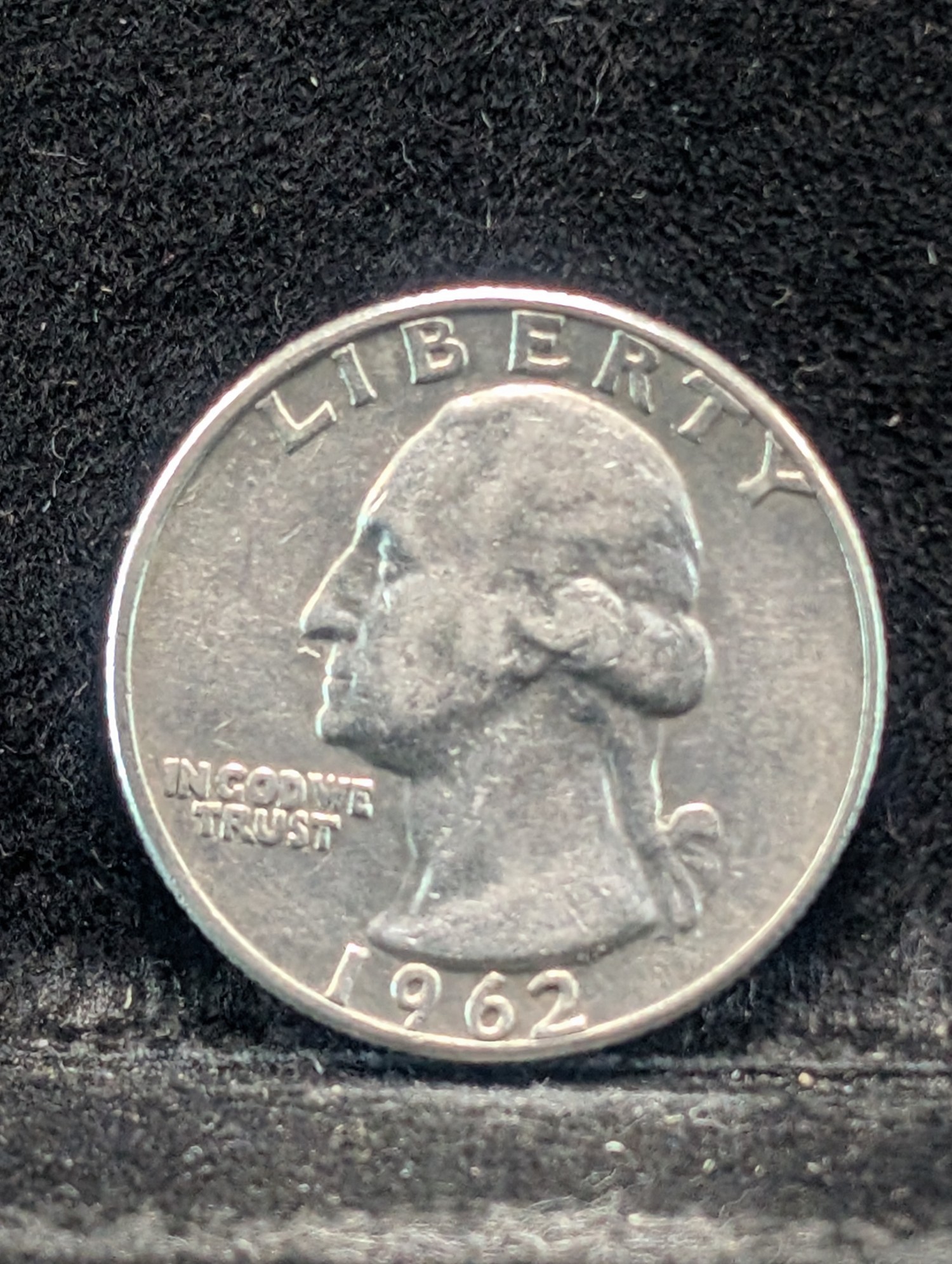 1962-D Washington Quarter, 64 Years old, 90% Silver
