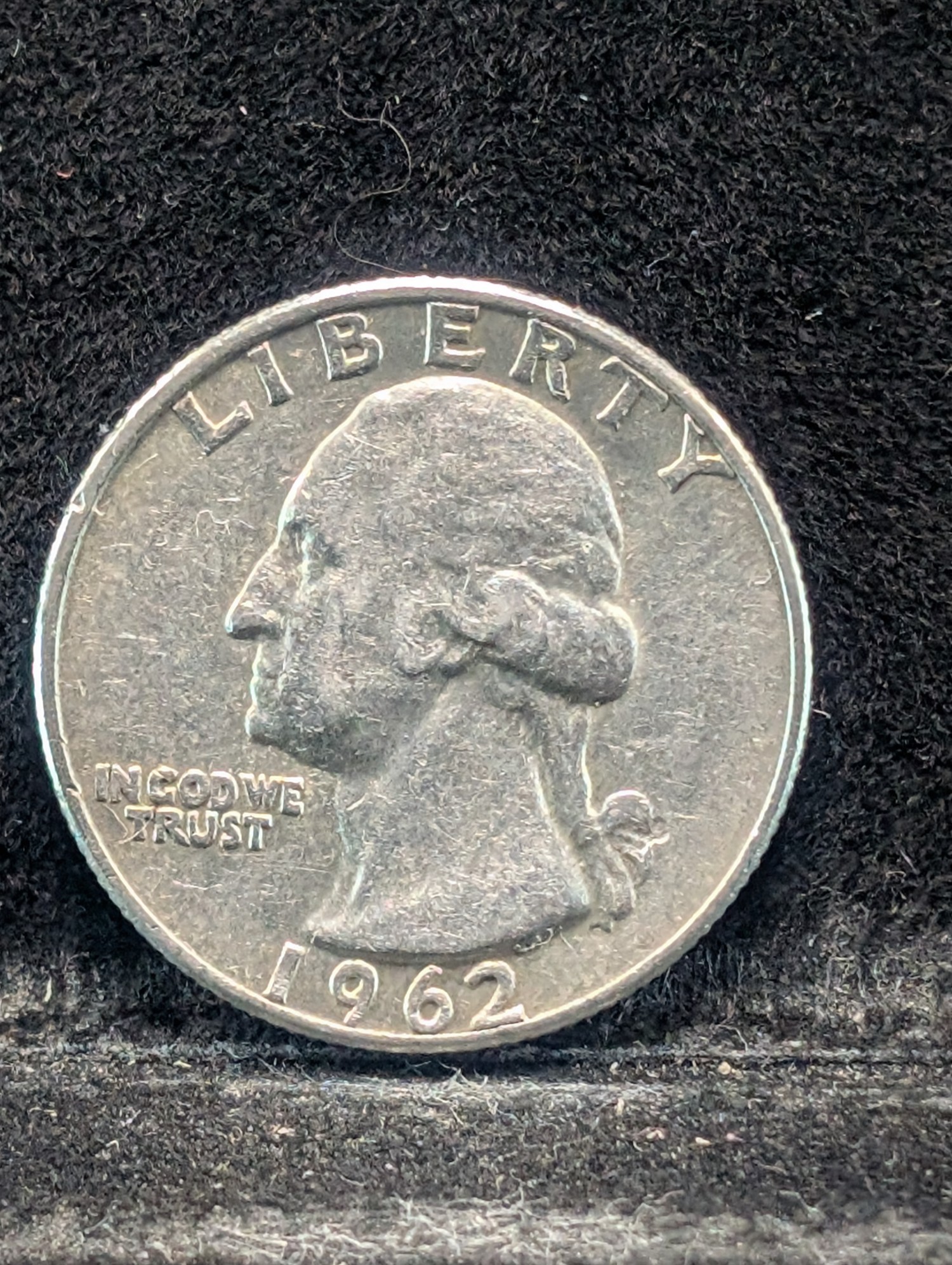 1962-D Washington Quarter, 64 Years old, 90% Silver