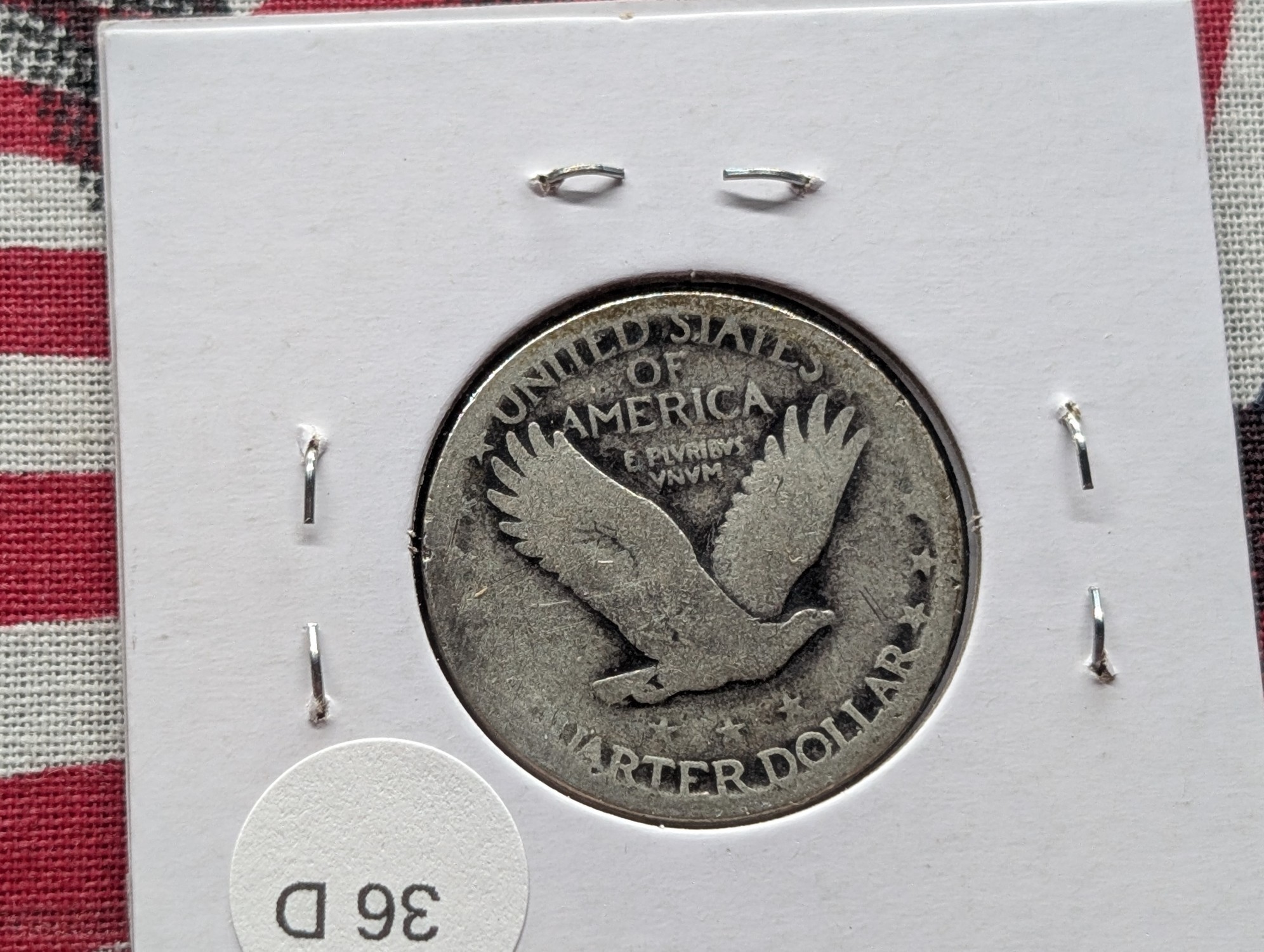 1929 Standing Liberty Quarter, 90% Silver - 97 Years Old!