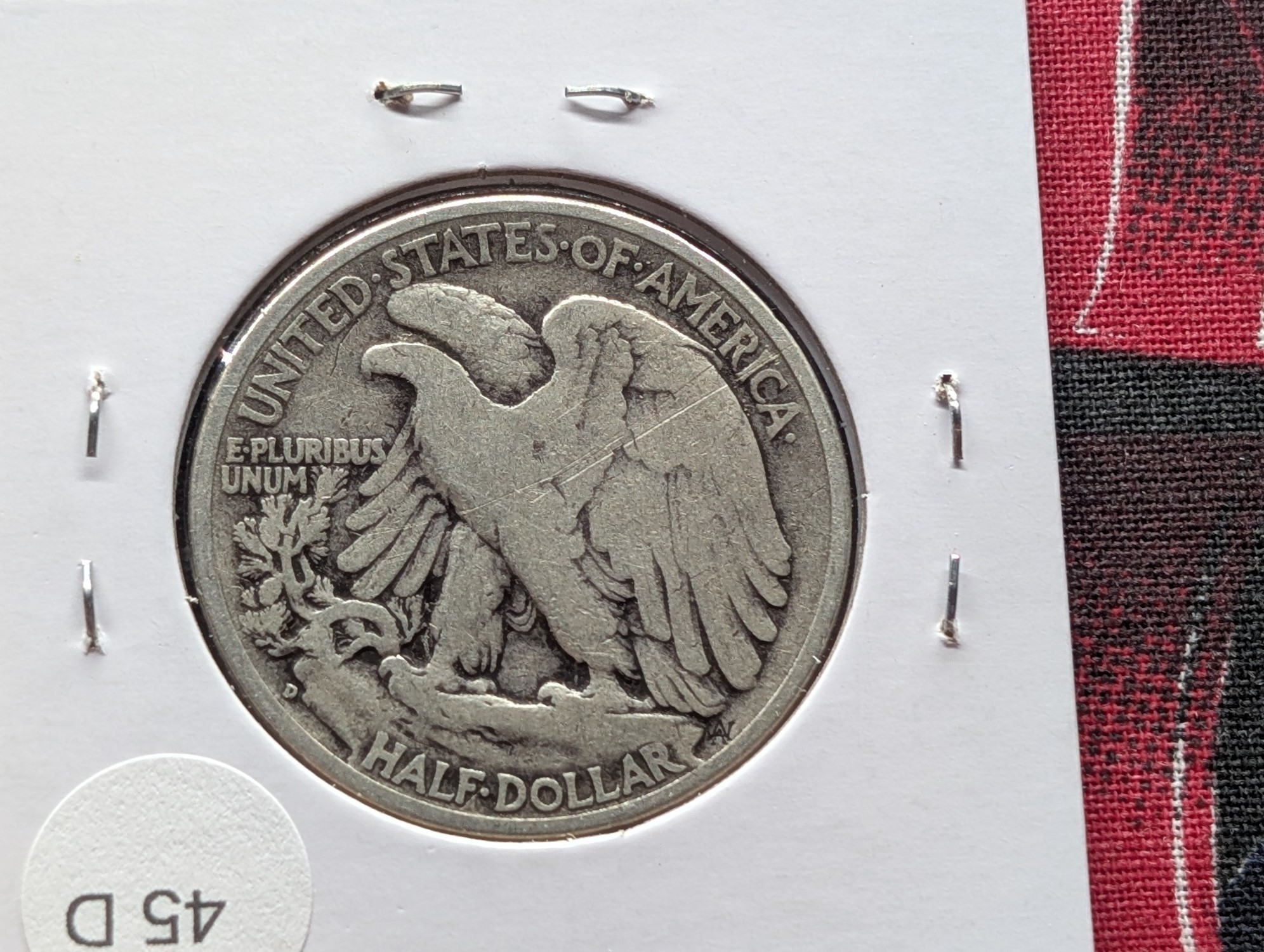 1939-D Walking Liberty Half Dollar, 90% Silver - Pre-WWII Era!
