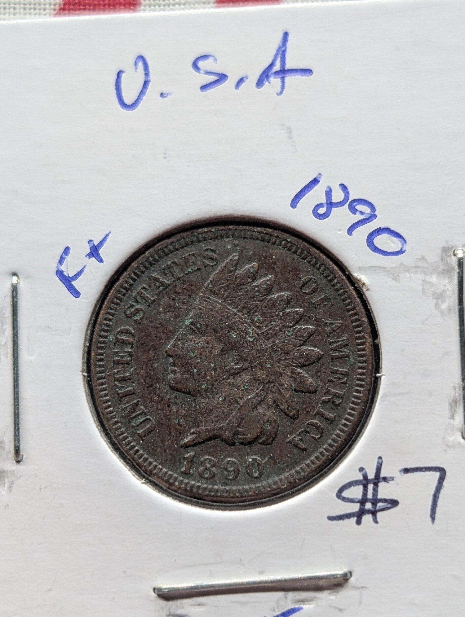 1890 & 1893 Indian Head Cents