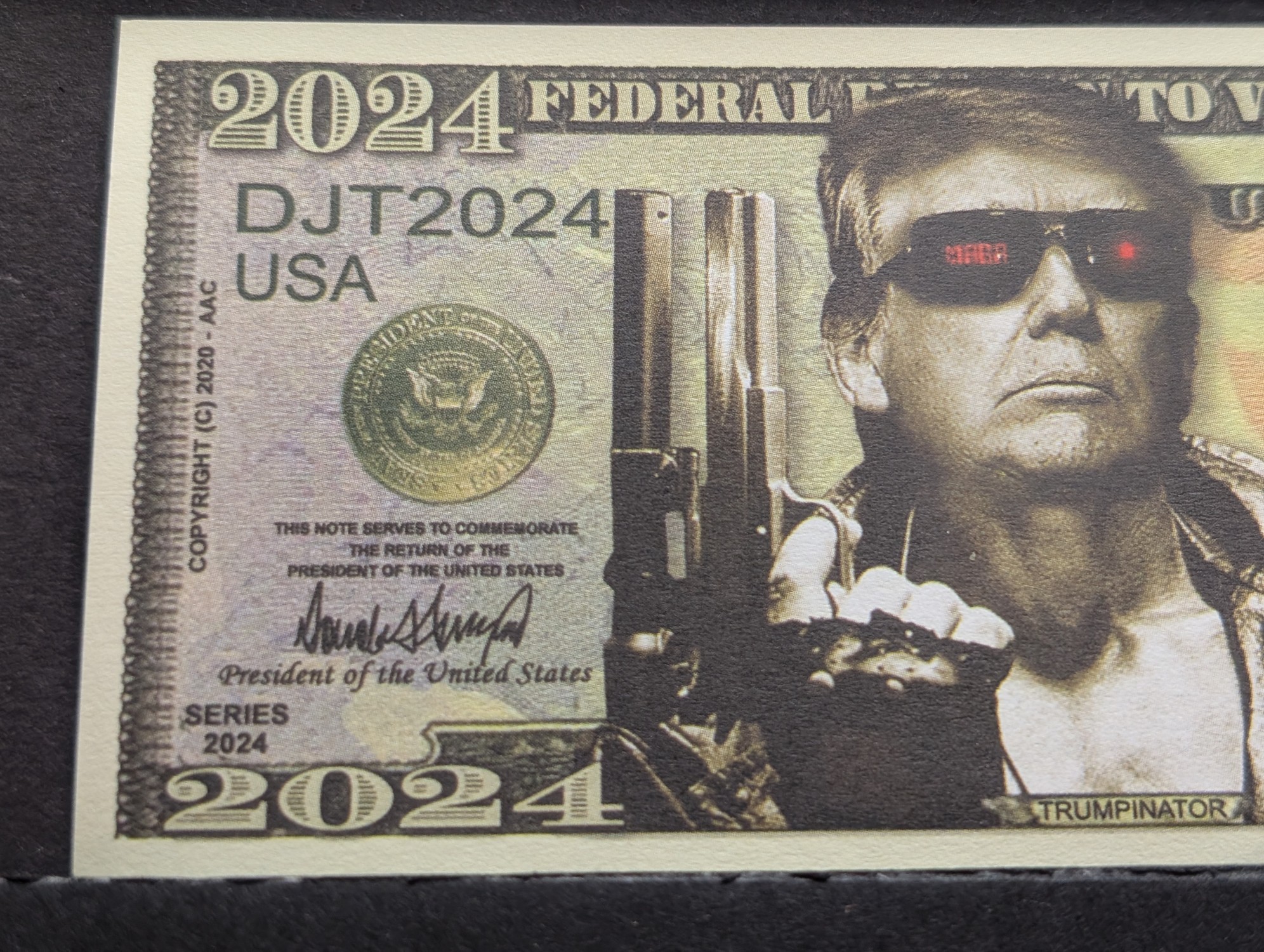 2024 Donald Trump Novelty Collectibles - Donald Trump Notes & Coins/Rounds - No Melt/Face Value