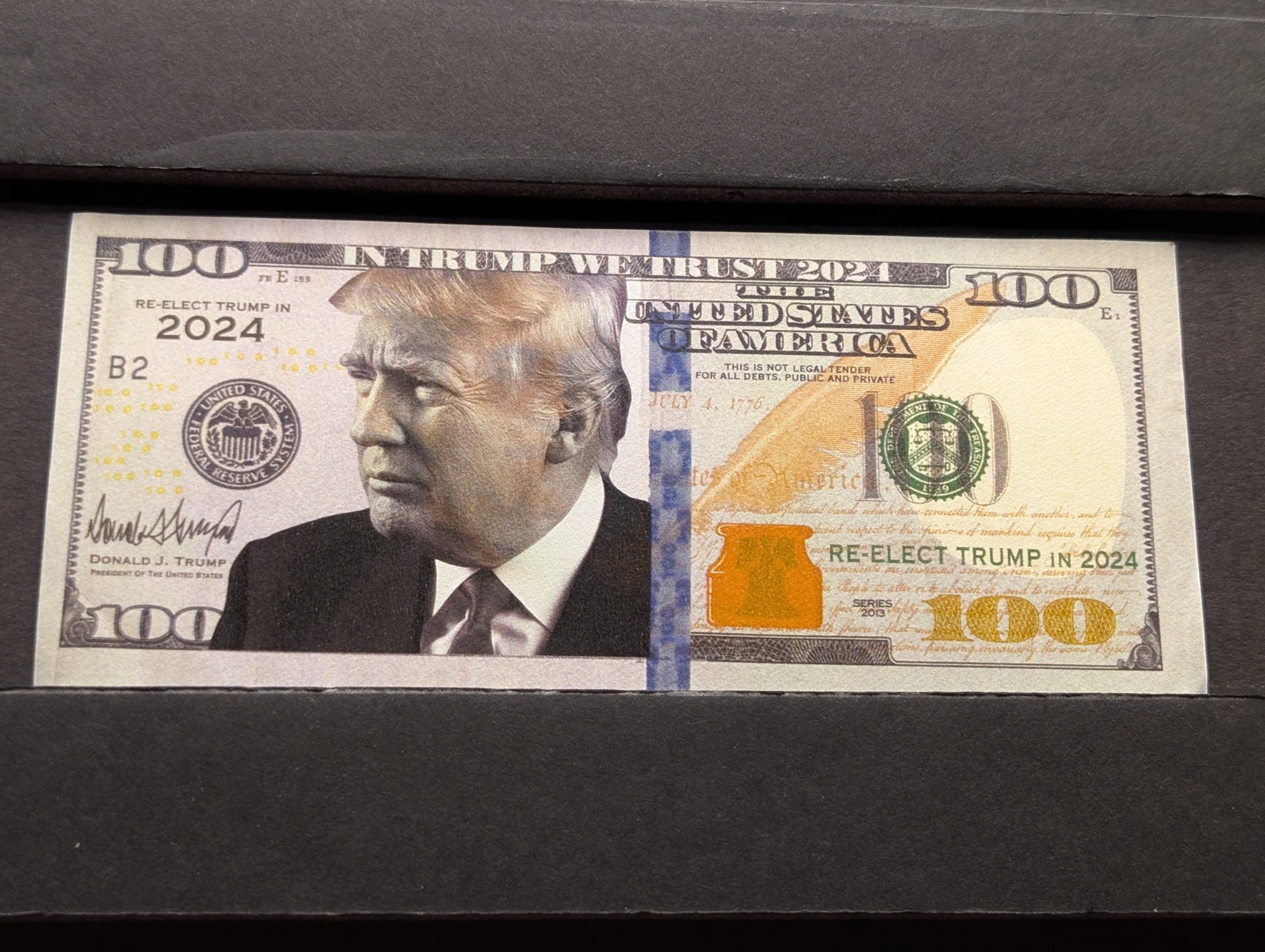 2024 Donald Trump Novelty Collectibles - Donald Trump Notes & Coins/Rounds - No Melt/Face Value