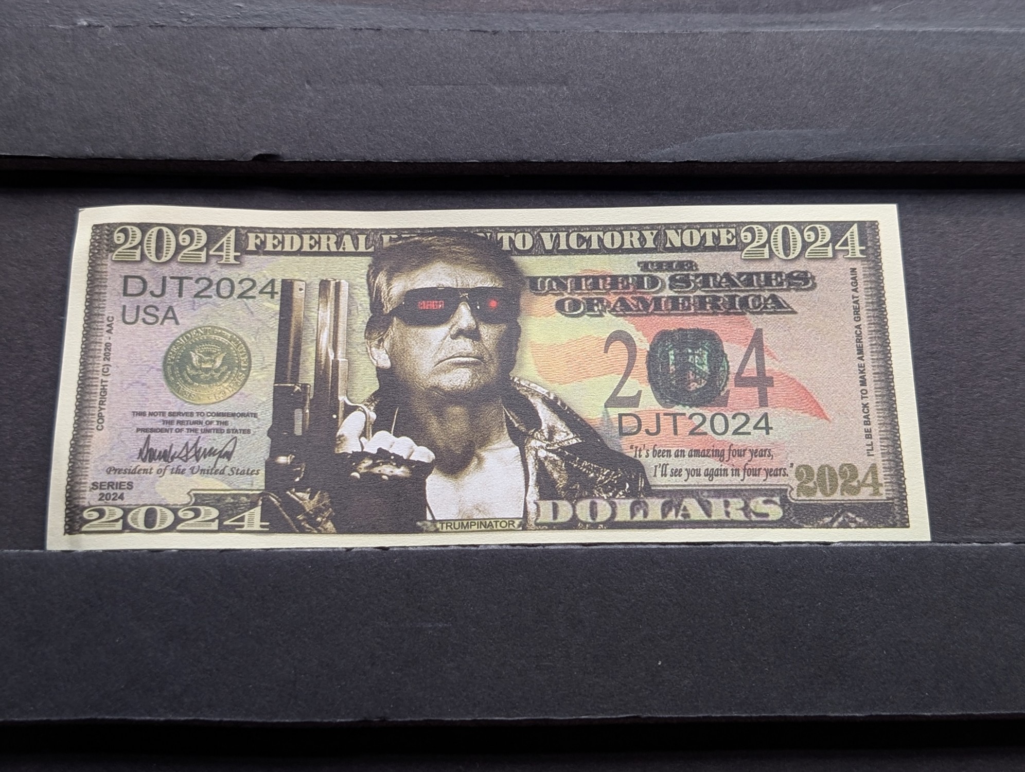 2024 Donald Trump Novelty Collectibles - Donald Trump Notes & Coins/Rounds - No Melt/Face Value
