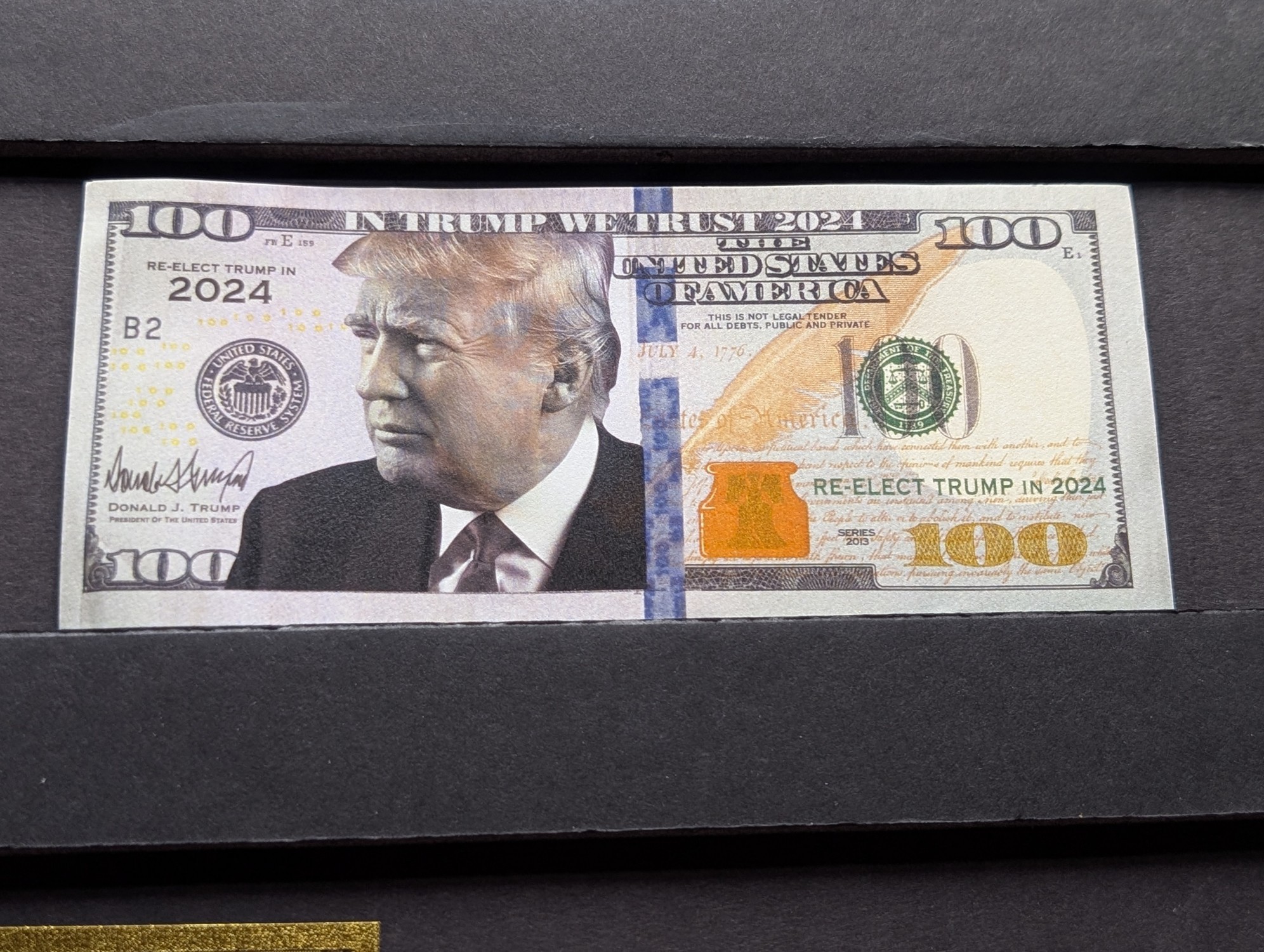 2024 Donald Trump Novelty Collectibles - Donald Trump Notes & Coins/Rounds - No Melt/Face Value