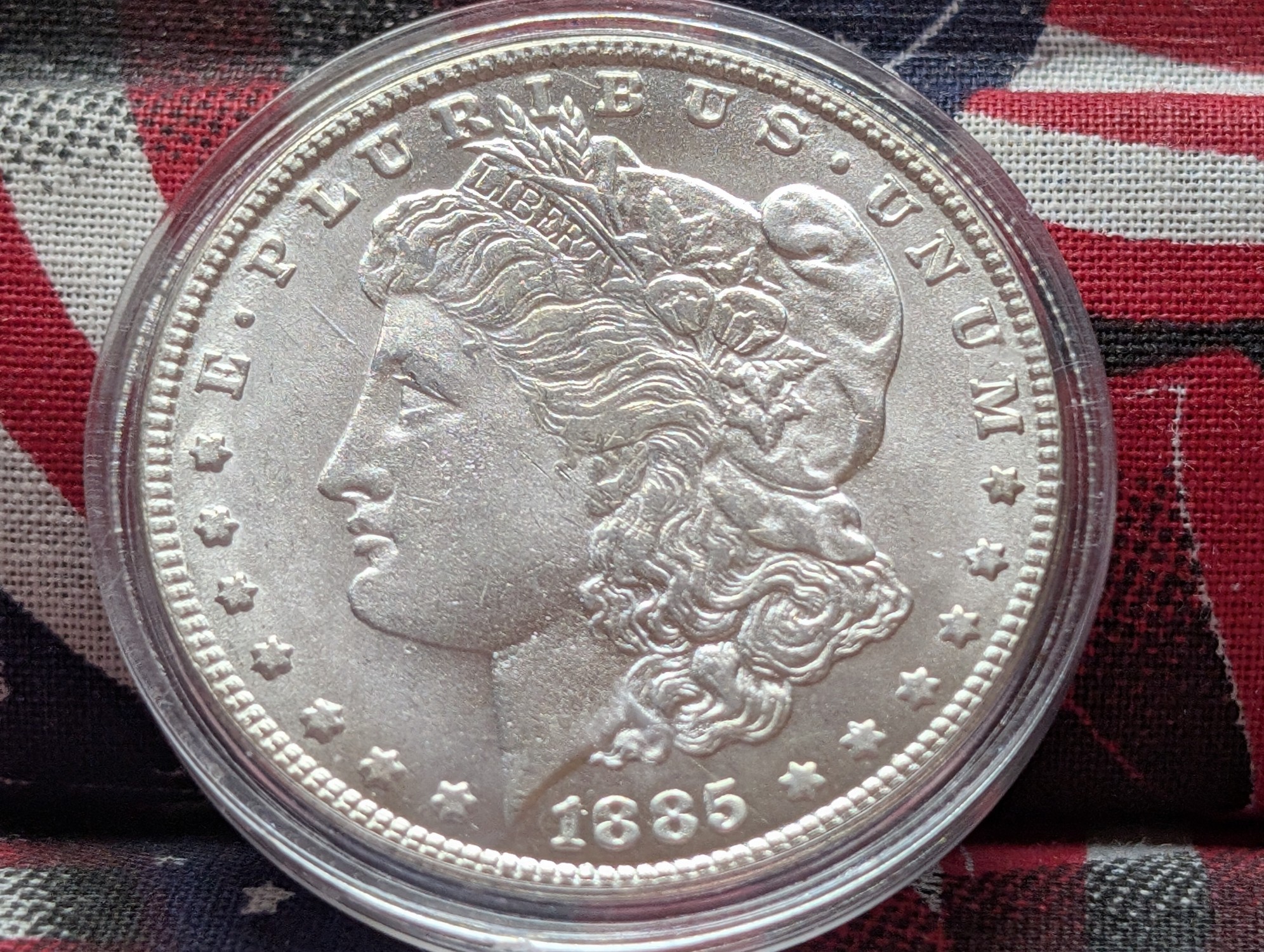 1885-CC Morgan 90% Silver Dollar - Higher Grade - Key Date Carson City Coin