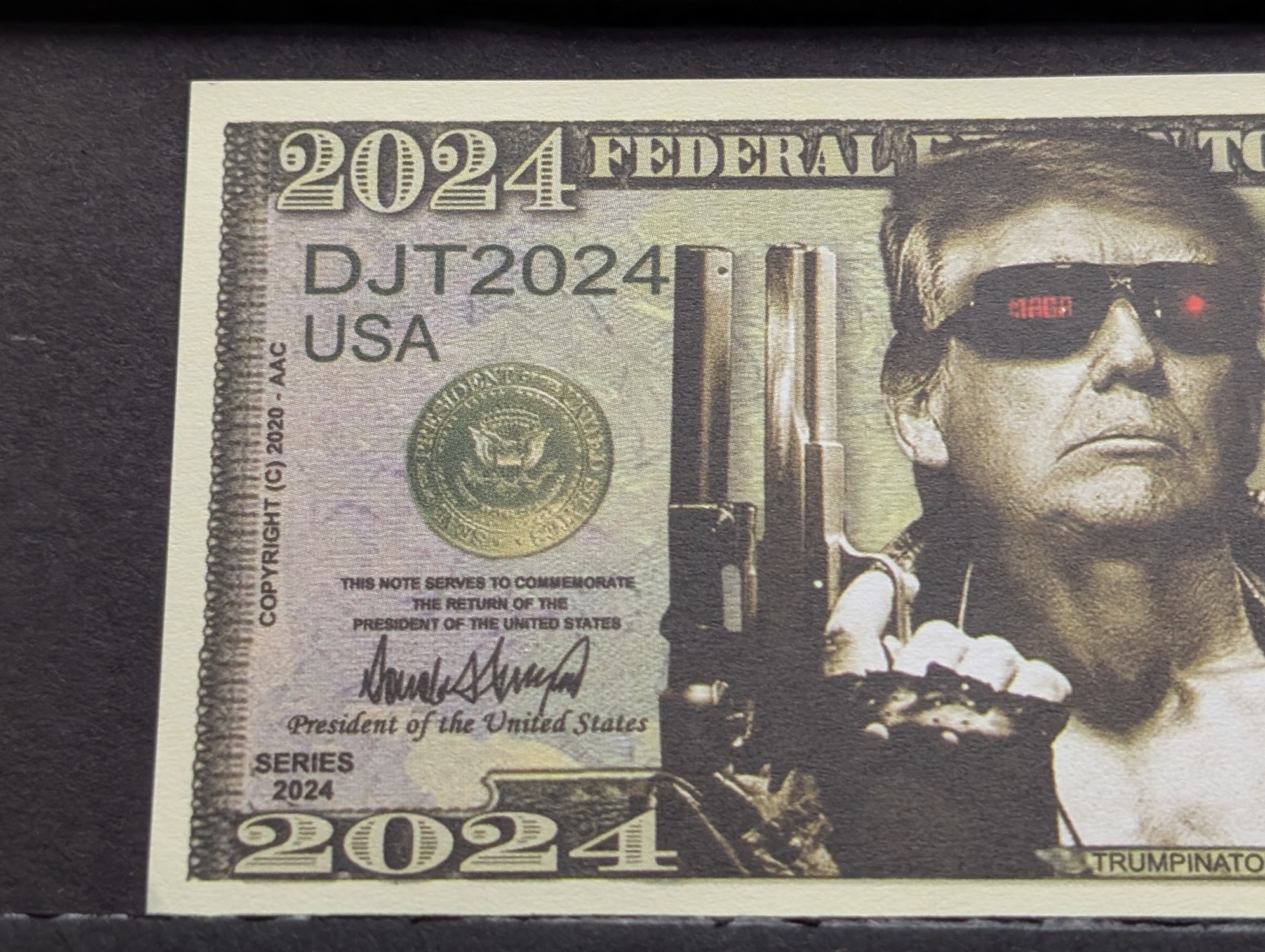 2024 Donald Trump Novelty Collectibles - Donald Trump Notes & Coins/Rounds - No Melt/Face Value