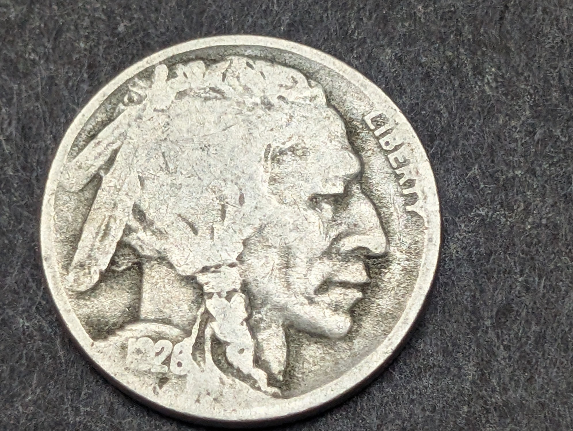 1926-D Indian Head Buffalo Nickel - Key Date