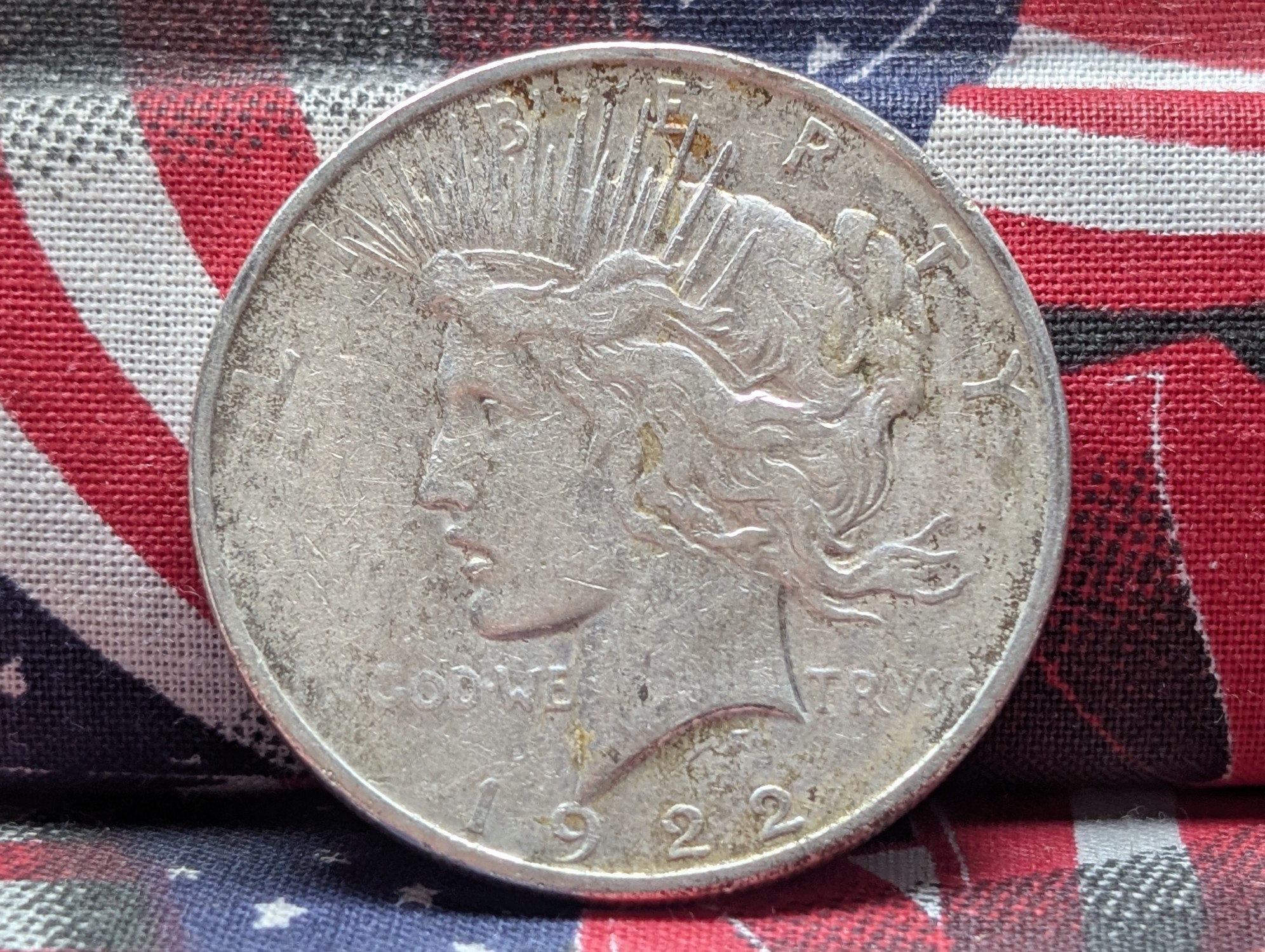 1922-D Peace Dollar - 90% Silver