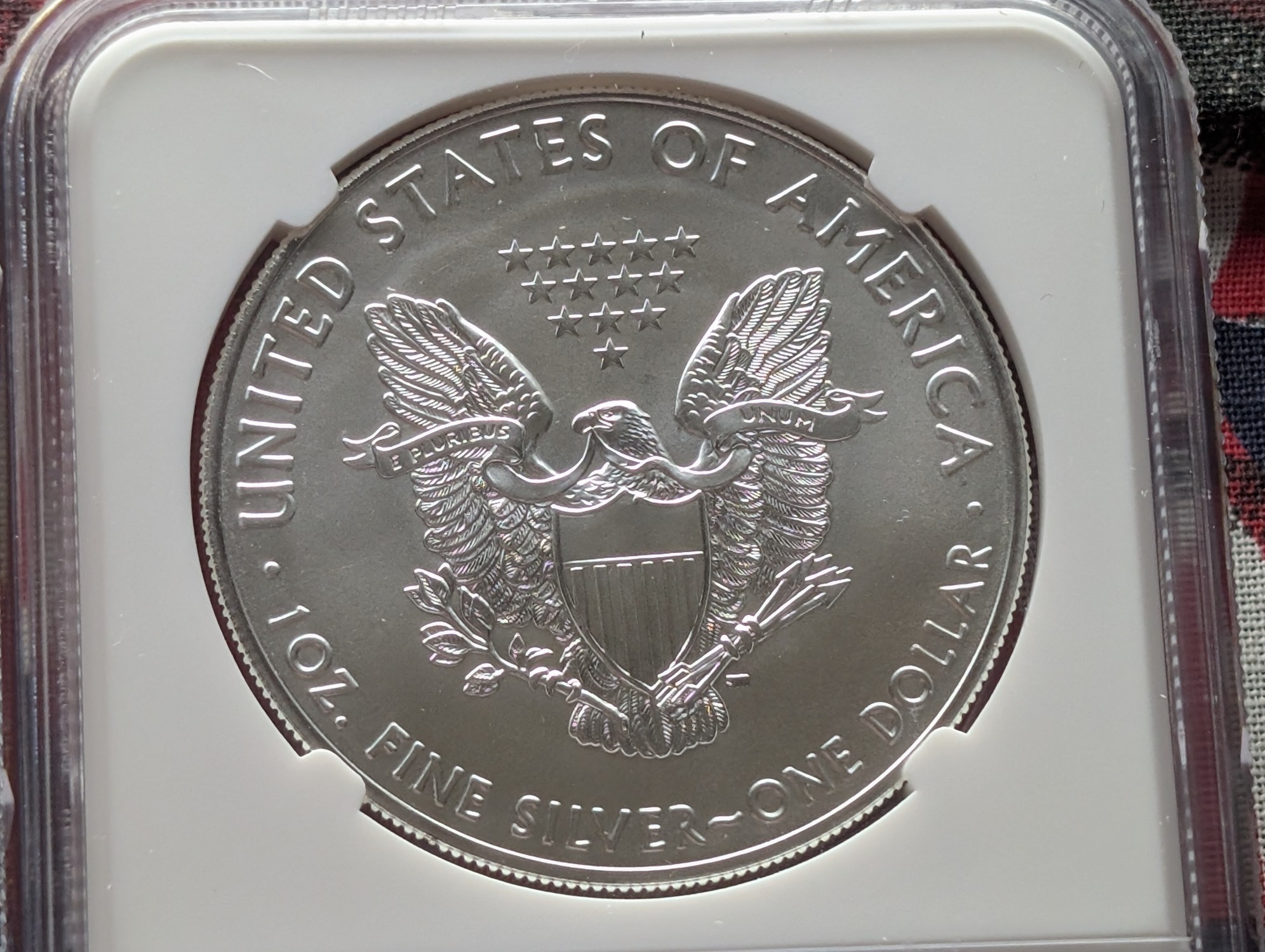 2021 American Silver Eagle T-1 Heraldic Eagle 1 Troy Oz. .999 Silver NGC MS 70 - U.S. State Series South Carolina #17 of 50