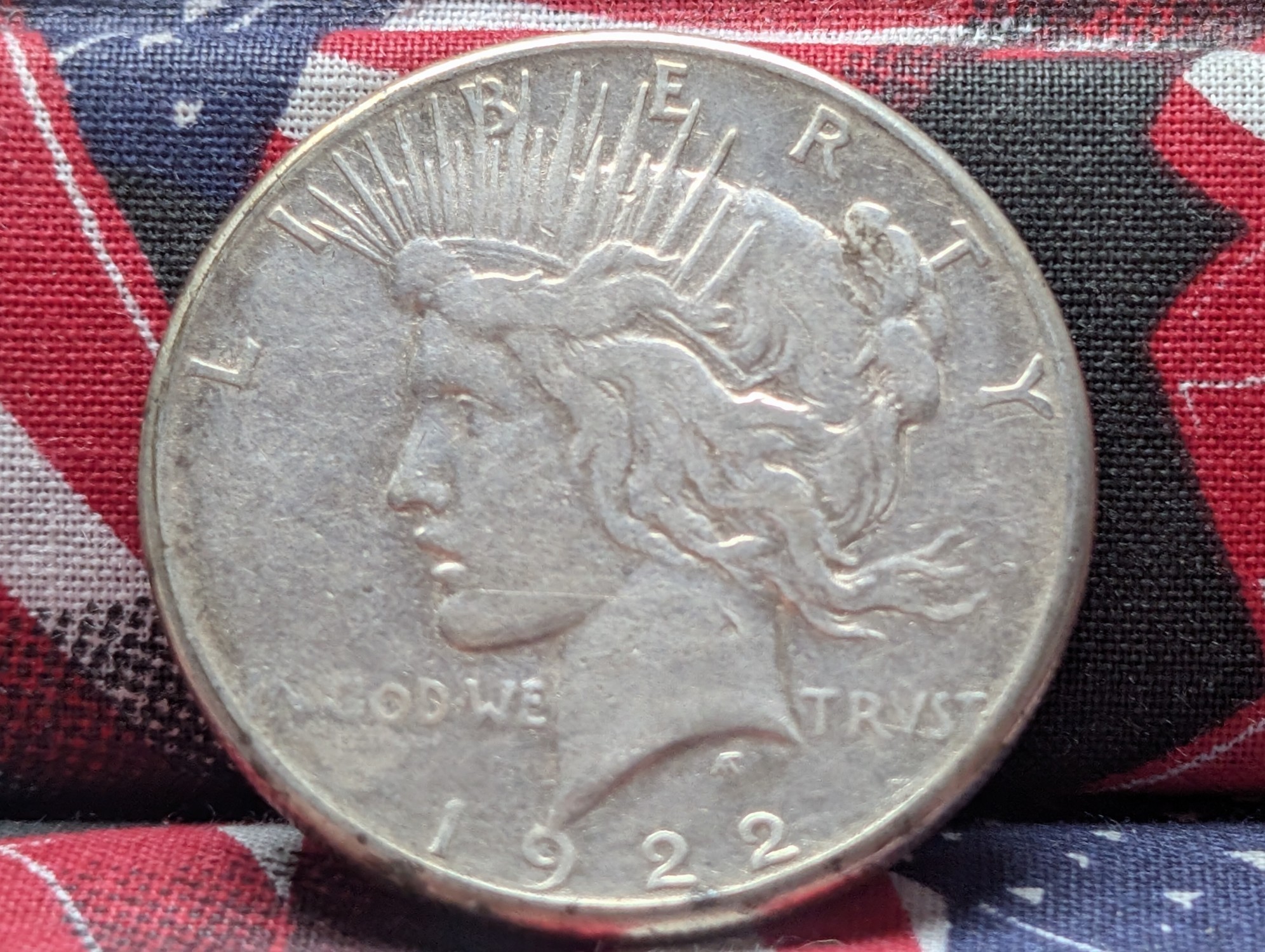 1922-S Peace Dollar - 90% Silver