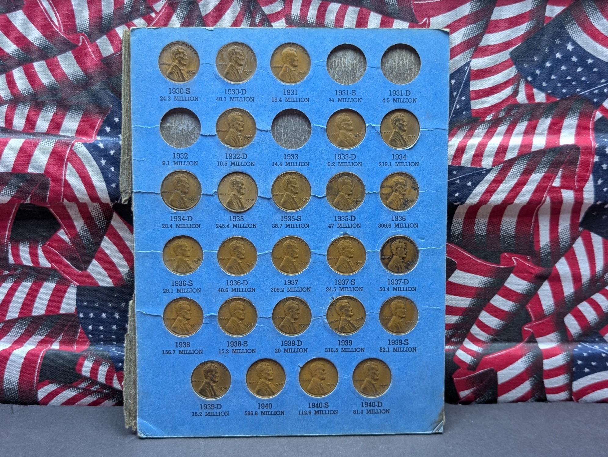 (500) Assorted Lincoln Wheat Cents - Unsearched