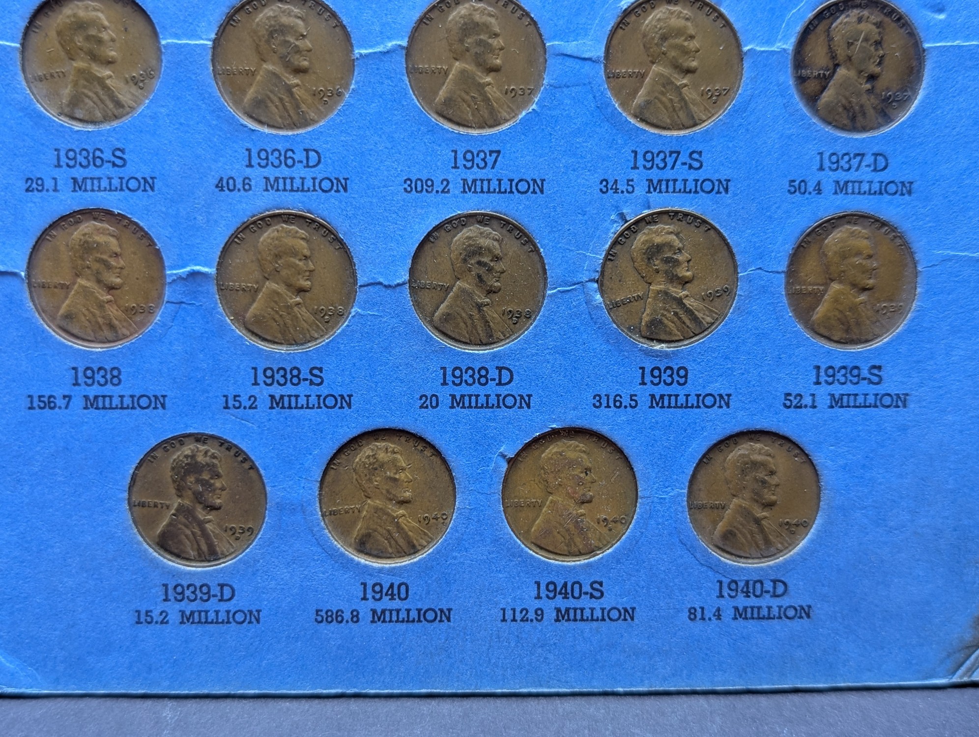 (500) Assorted Lincoln Wheat Cents - Unsearched