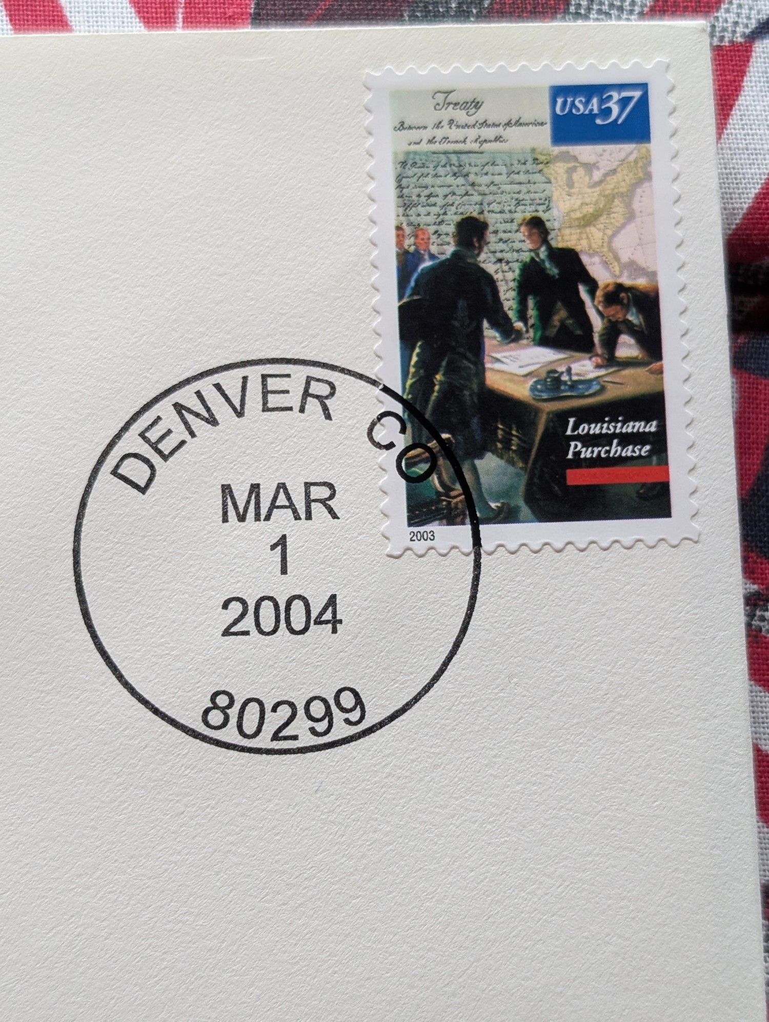 2004-D Louisiana Purchase Jefferson Nickel With First Day Cachet