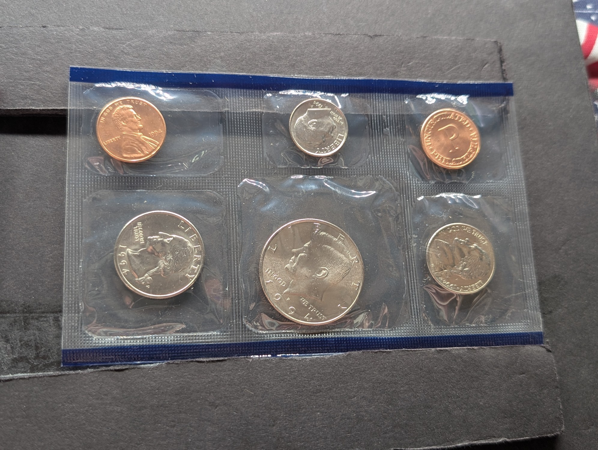 1994 P & D U.S. Mint Uncirculated Coin Set In OGP w/COA