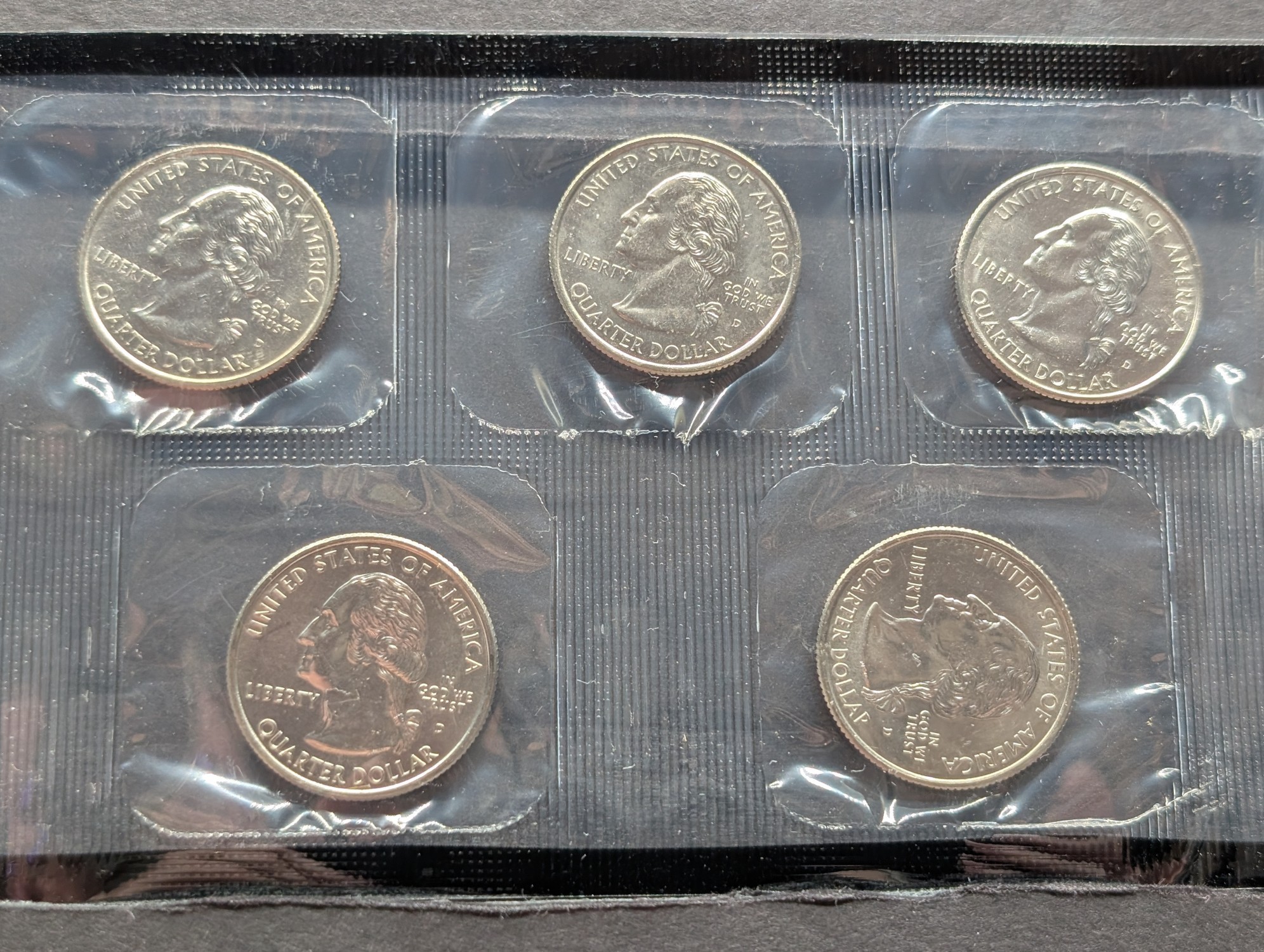 1999-D Only U.S. Mint Uncirculated Coin Set with State Quarters In OGP w/COA