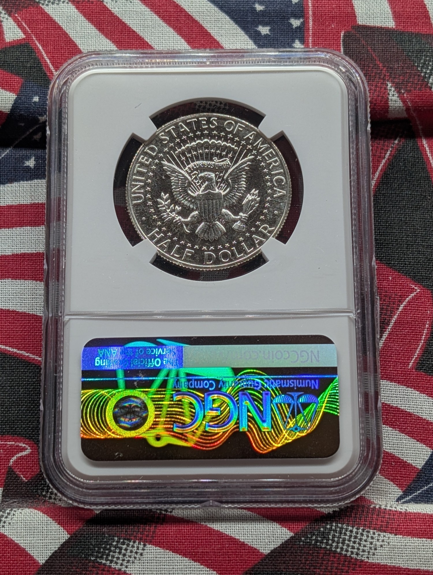 1965 SMS Kennedy 40% Silver Half Dollar NGC MS 67