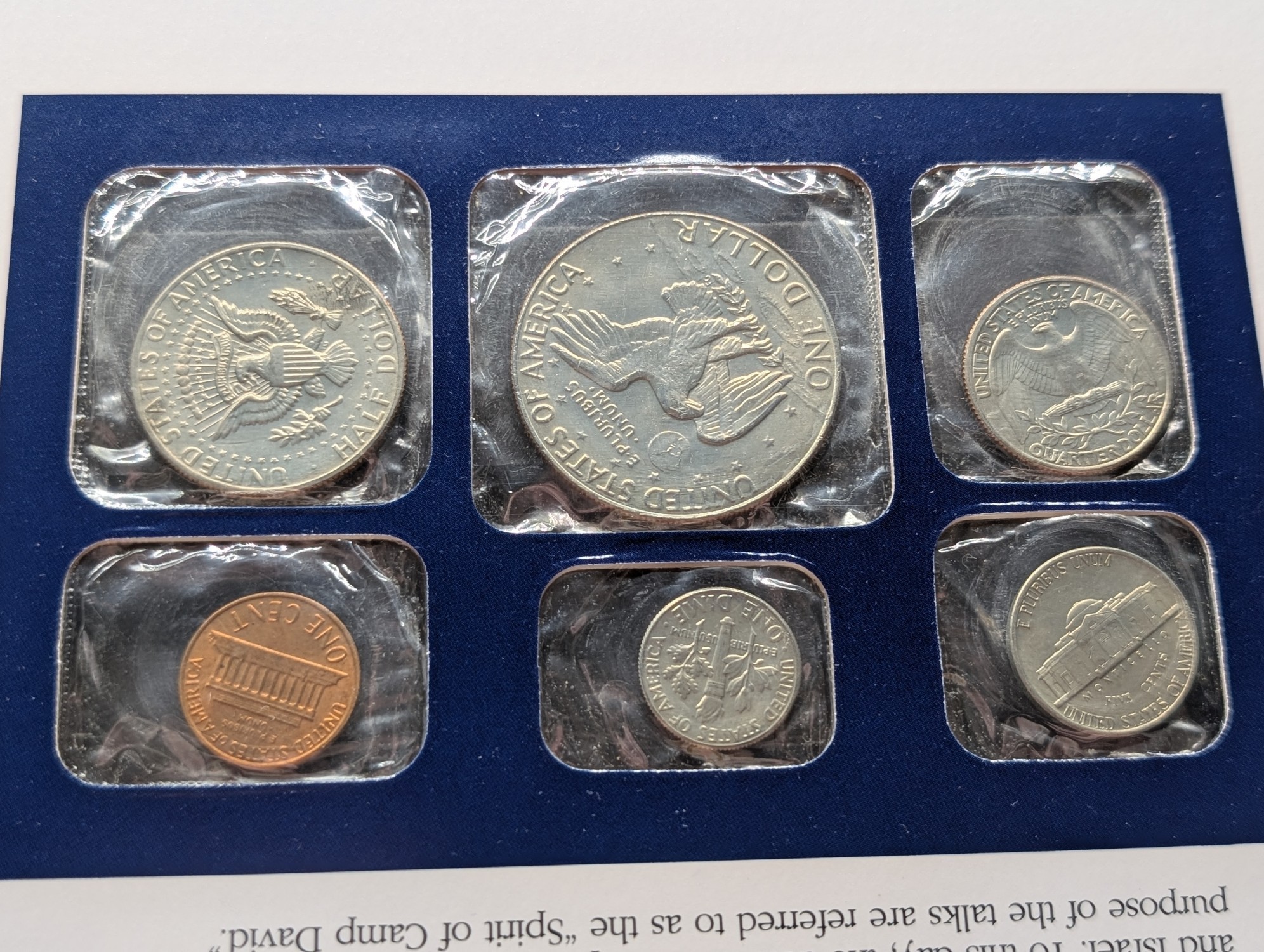 1978 P & D U.S. Uncirculated Mint Sets With Stamps