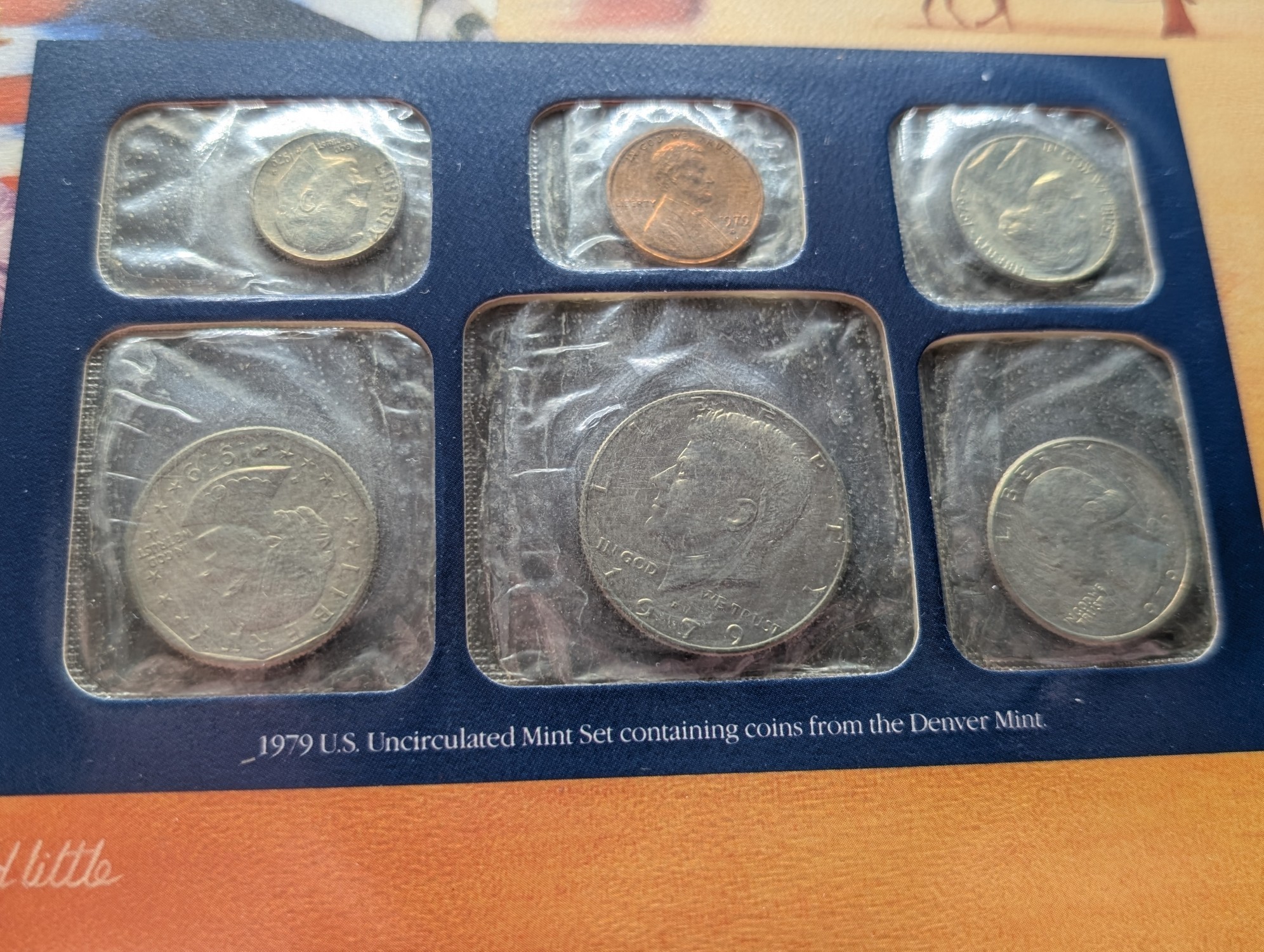 1979 P & D U.S. Uncirculated Mint Sets With Stamps