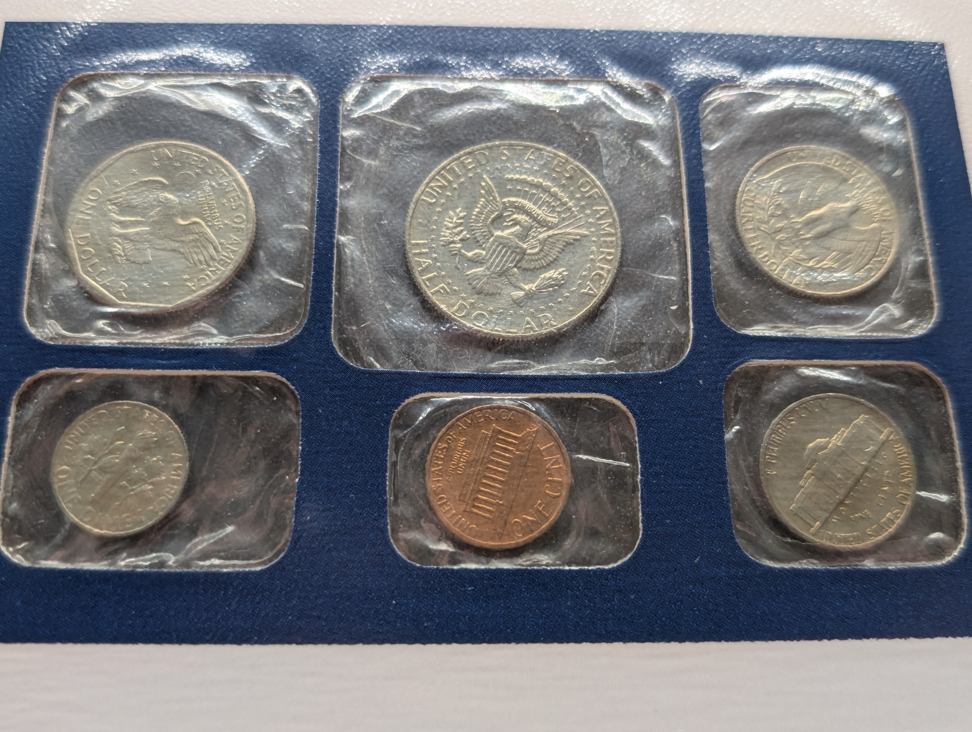 1979 P & D U.S. Uncirculated Mint Sets With Stamps