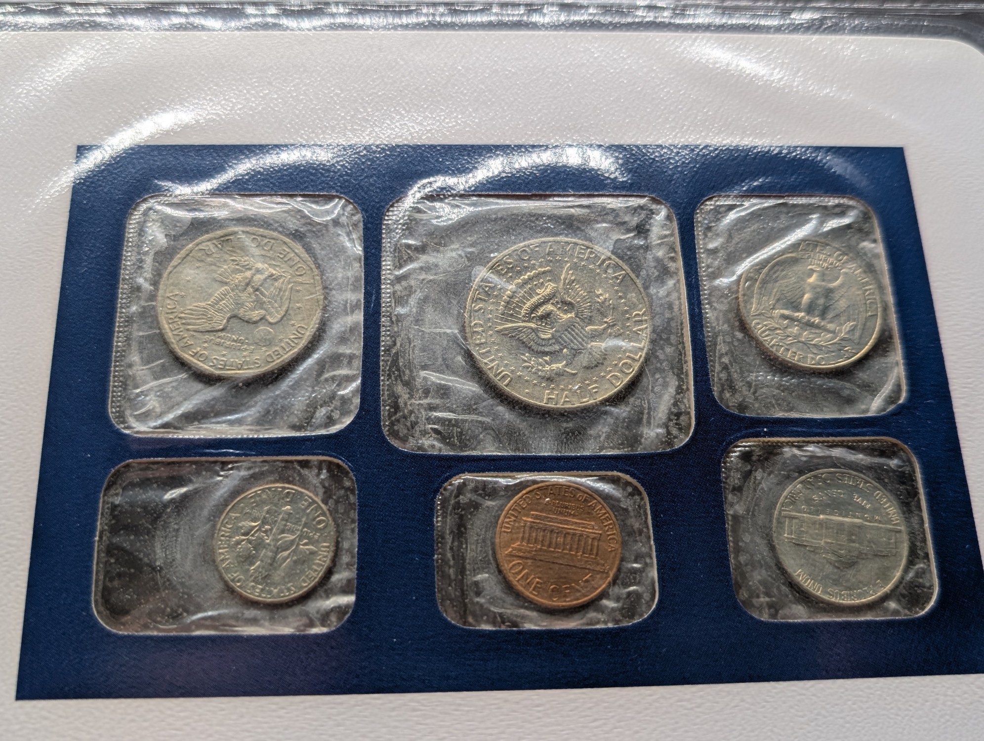 1979 P & D U.S. Uncirculated Mint Sets With Stamps