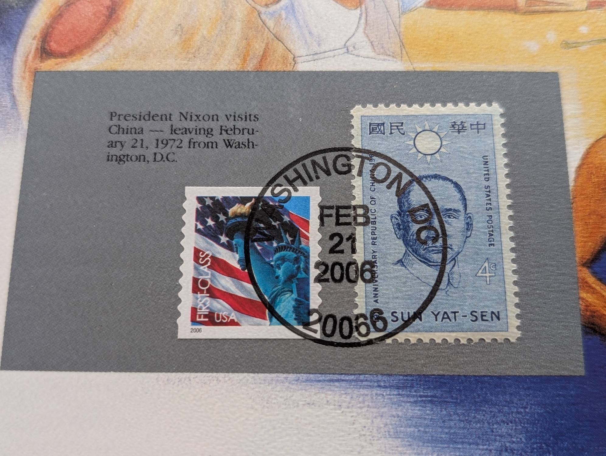 1972 P&D U.S. Uncirculated Mint Sets With Stamps - Includes "S" Mint Mark Cent