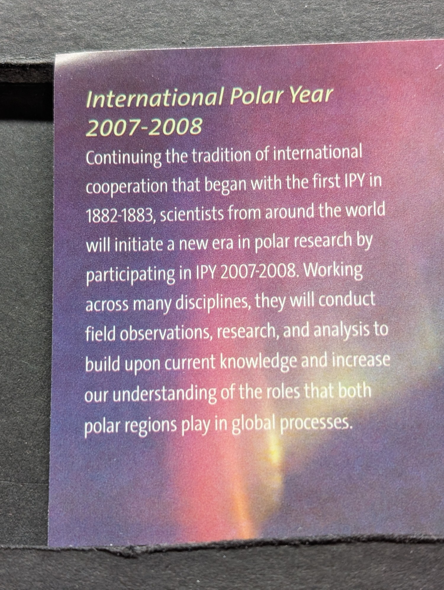 2007 International Polar Year Stamps, Scott # 4123, Mint, Original Gum, Never Hinged