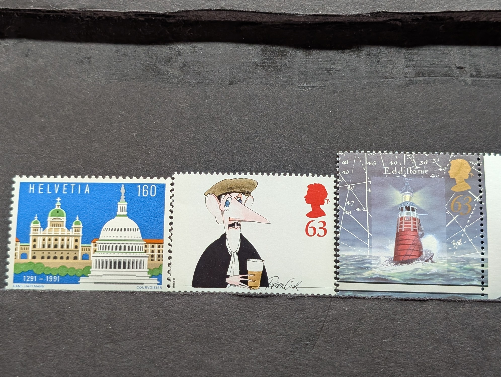Fourteen Assorted Canada Stamps, All Mint, Original Gum, Never Hinged