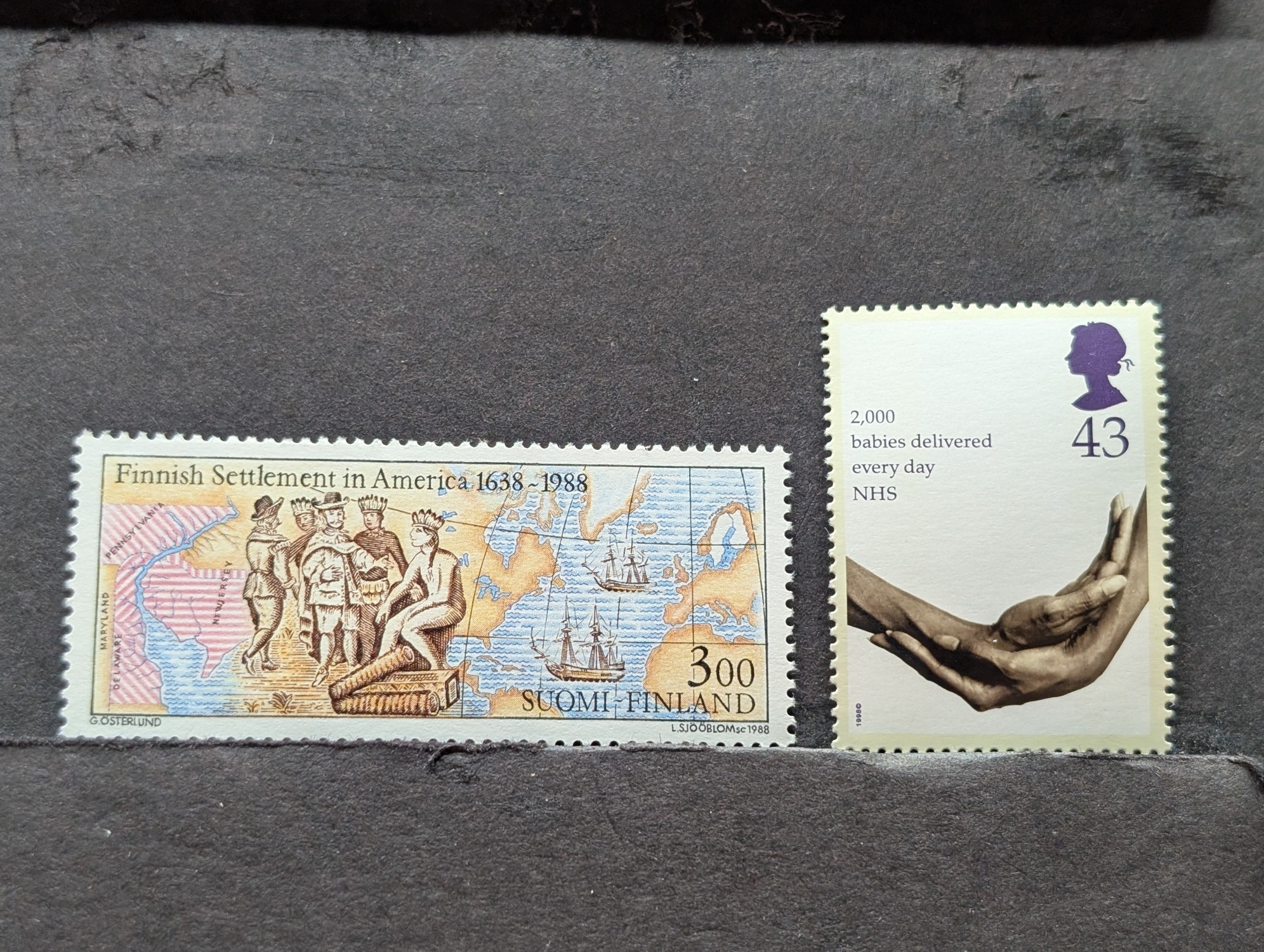 Fourteen Assorted Canada Stamps, All Mint, Original Gum, Never Hinged