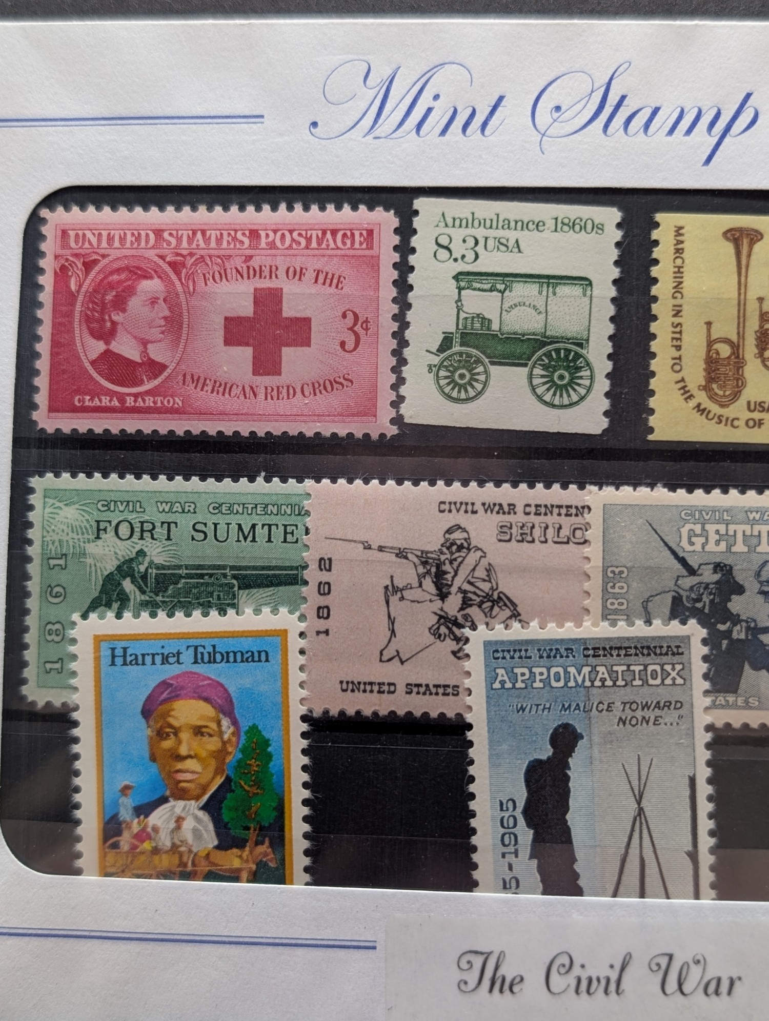1960's U.S. Mint Stamp Set, Mint, Original Gum, Never Hinged