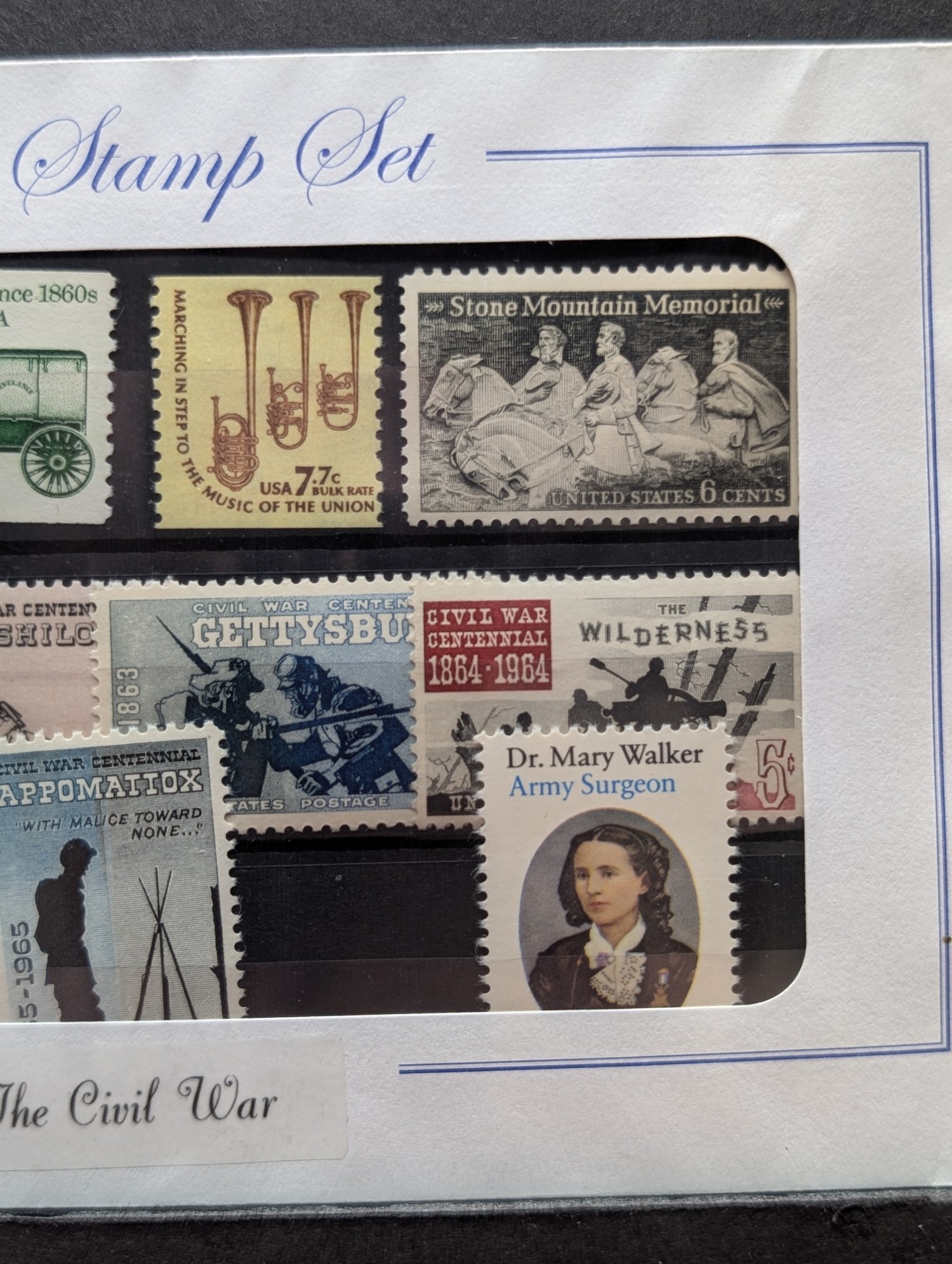 1960's U.S. Mint Stamp Set, Mint, Original Gum, Never Hinged