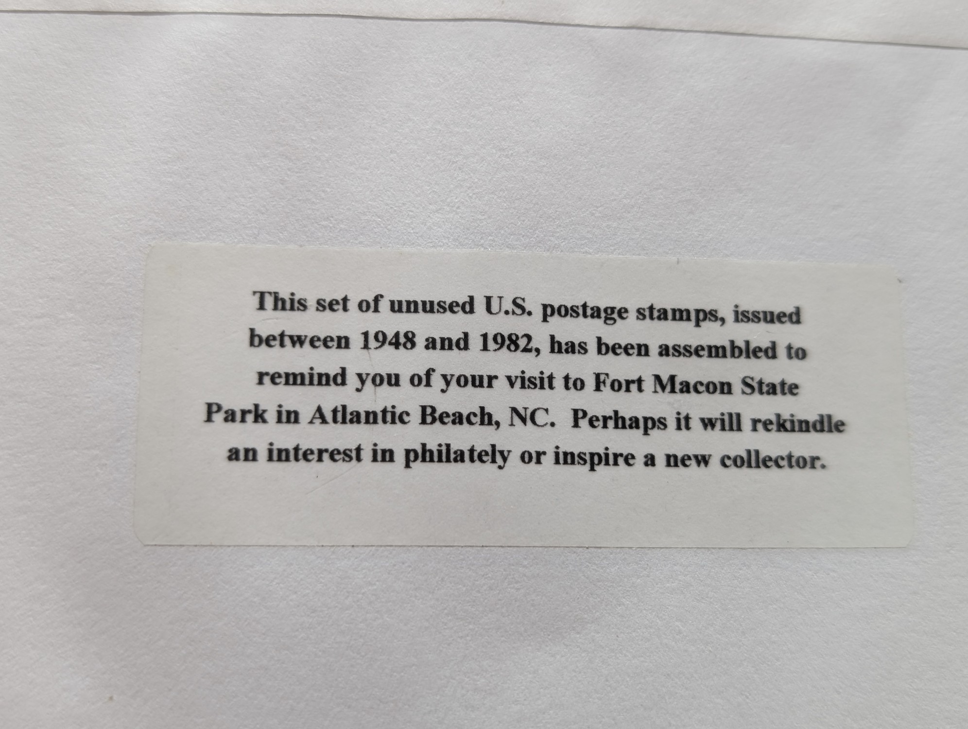 1960's U.S. Mint Stamp Set, Mint, Original Gum, Never Hinged