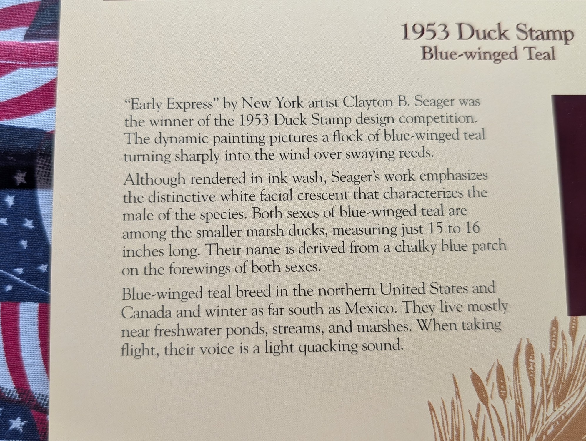1953 Dept. Of The Interior Duck Stamp, RW-20, Signed