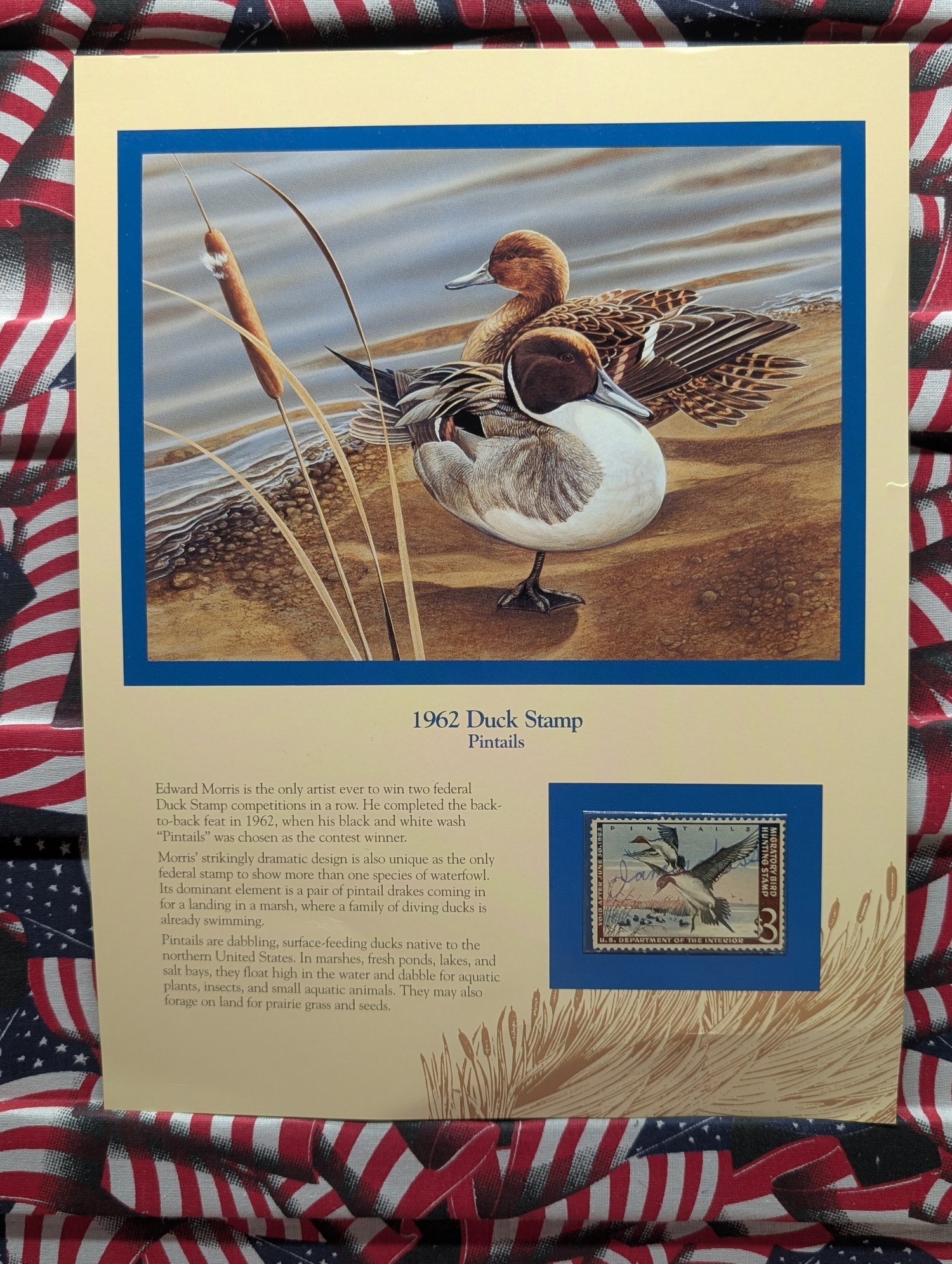1962 Dept. Of The Interior Duck Stamp, RW-29, Signed