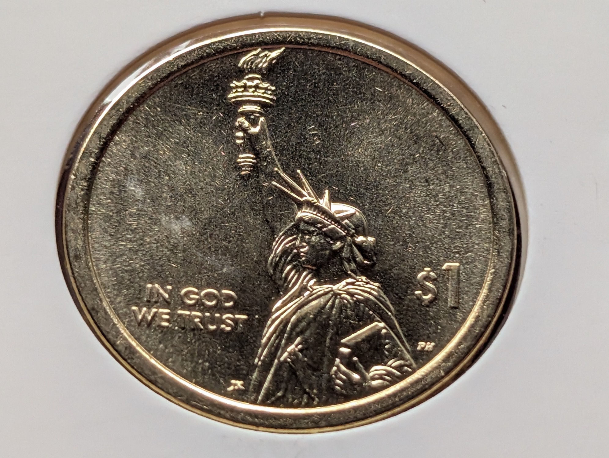 2018-D Uncirculated George Washington Patent Dollar, First of the Innovation Series
