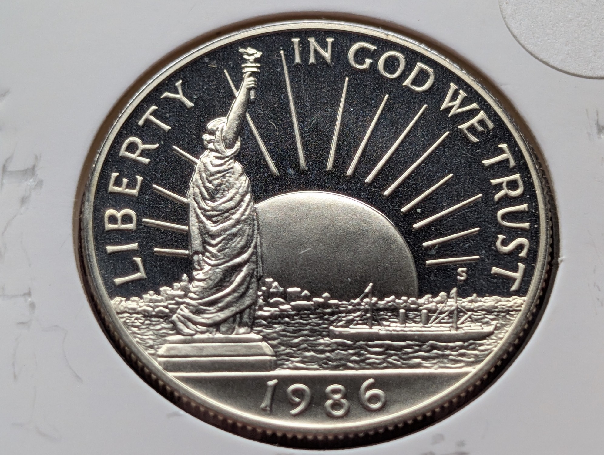 1986-S Statue of Liberty Commemorative Proof Half Dollar