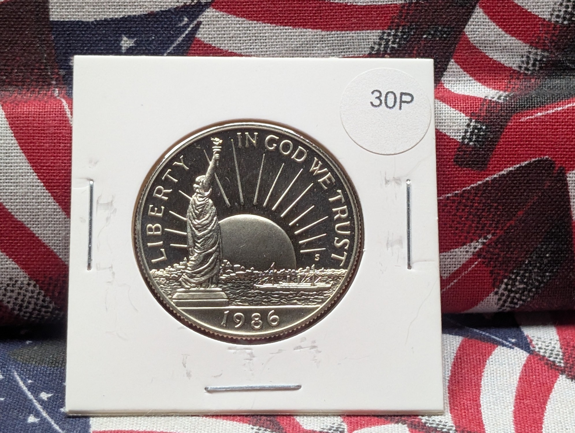 1986-S Statue of Liberty Commemorative Proof Half Dollar