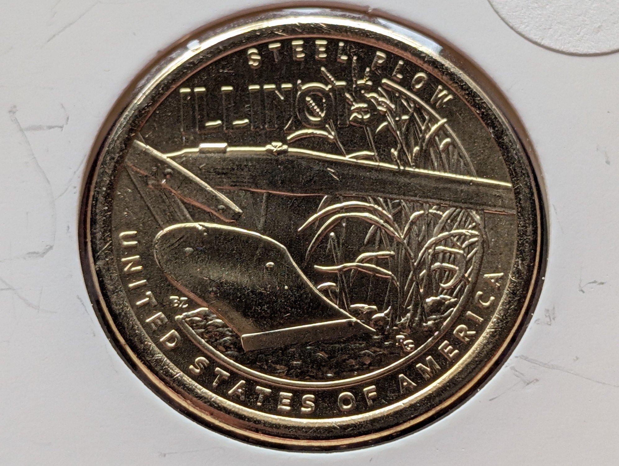 2024-D Uncirculated American Innovation Dollar with Steel Plow Reverse, Illinois (IL)