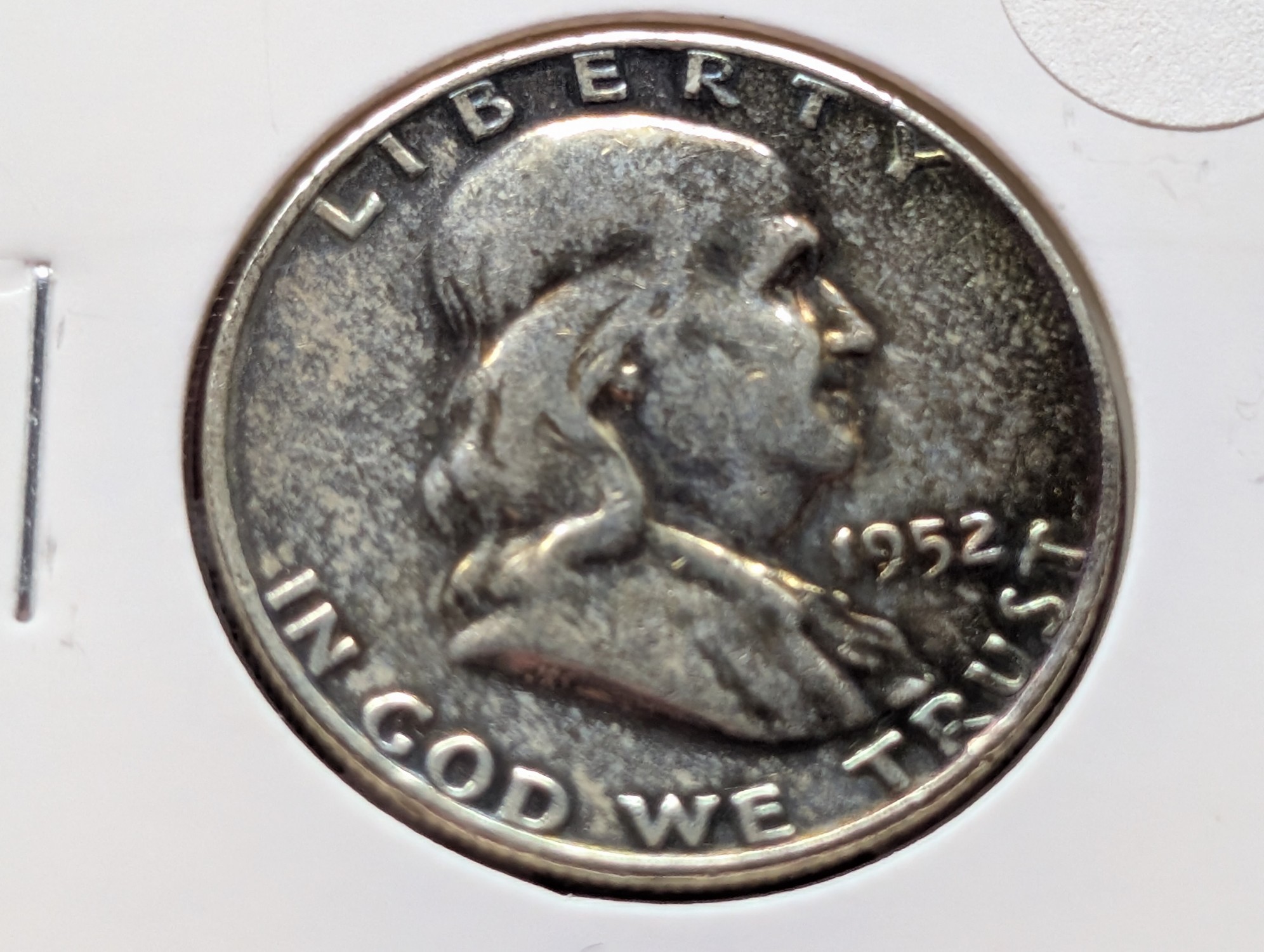 1952-D Franklin 90% Silver Half Dollar