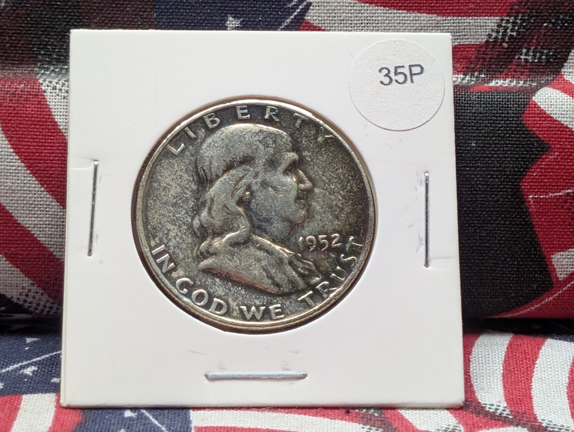 1952-D Franklin 90% Silver Half Dollar